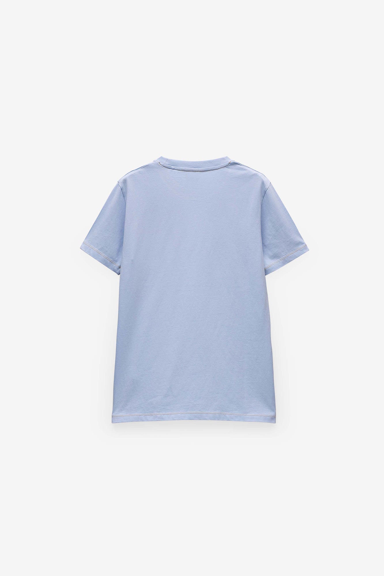 T-SHIRT COM LOGO EM CONTRASTE