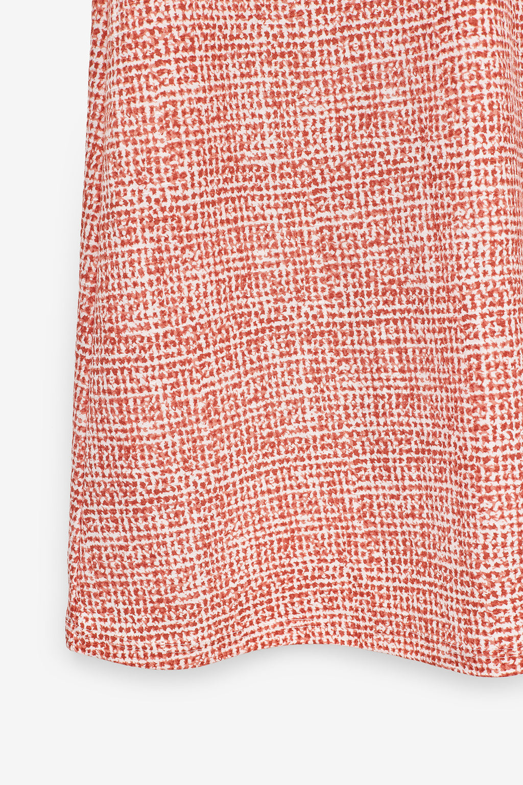 VESTIDO ESTAMPADO COM ALÇAS TORCIDAS