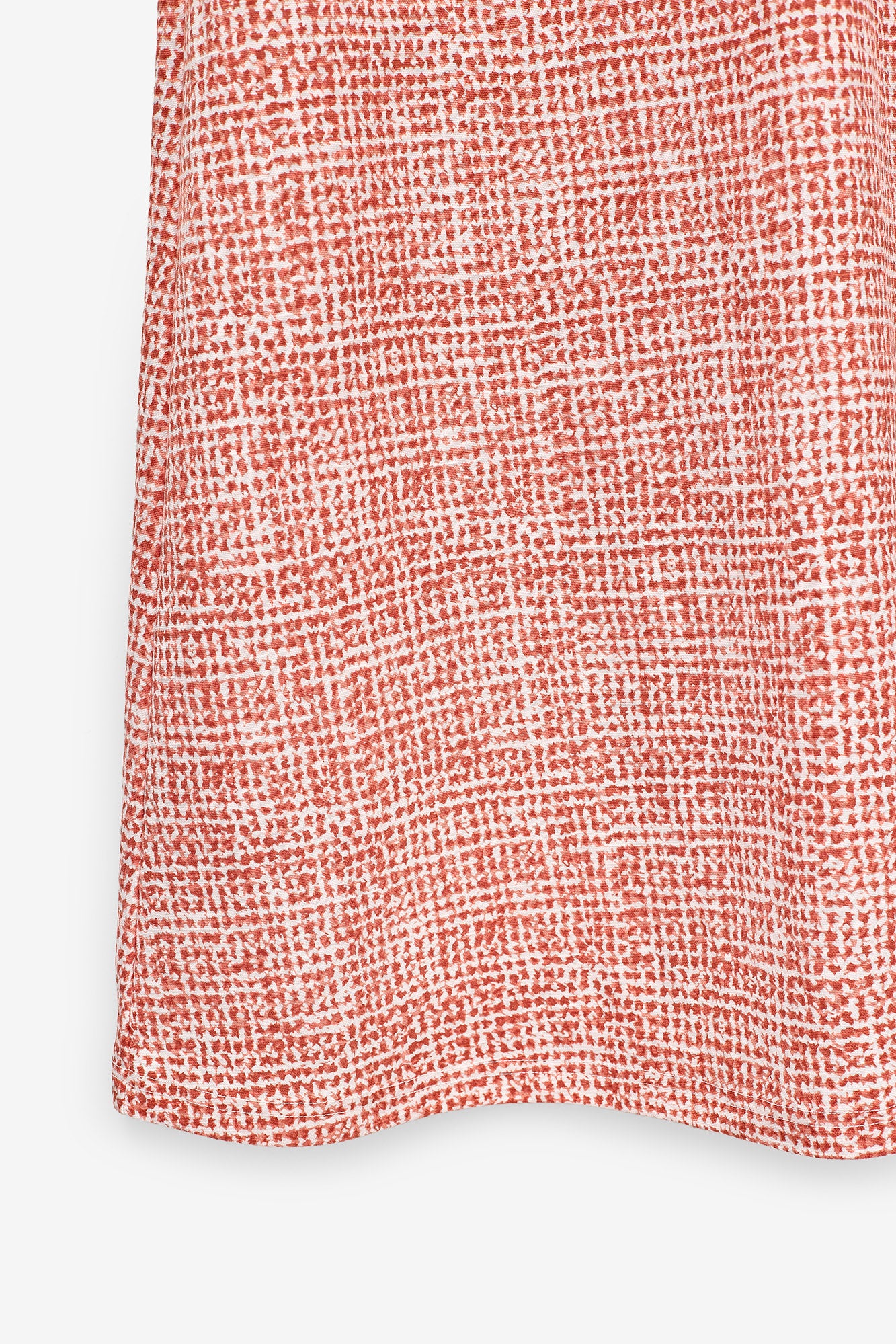 VESTIDO ESTAMPADO COM ALÇAS TORCIDAS