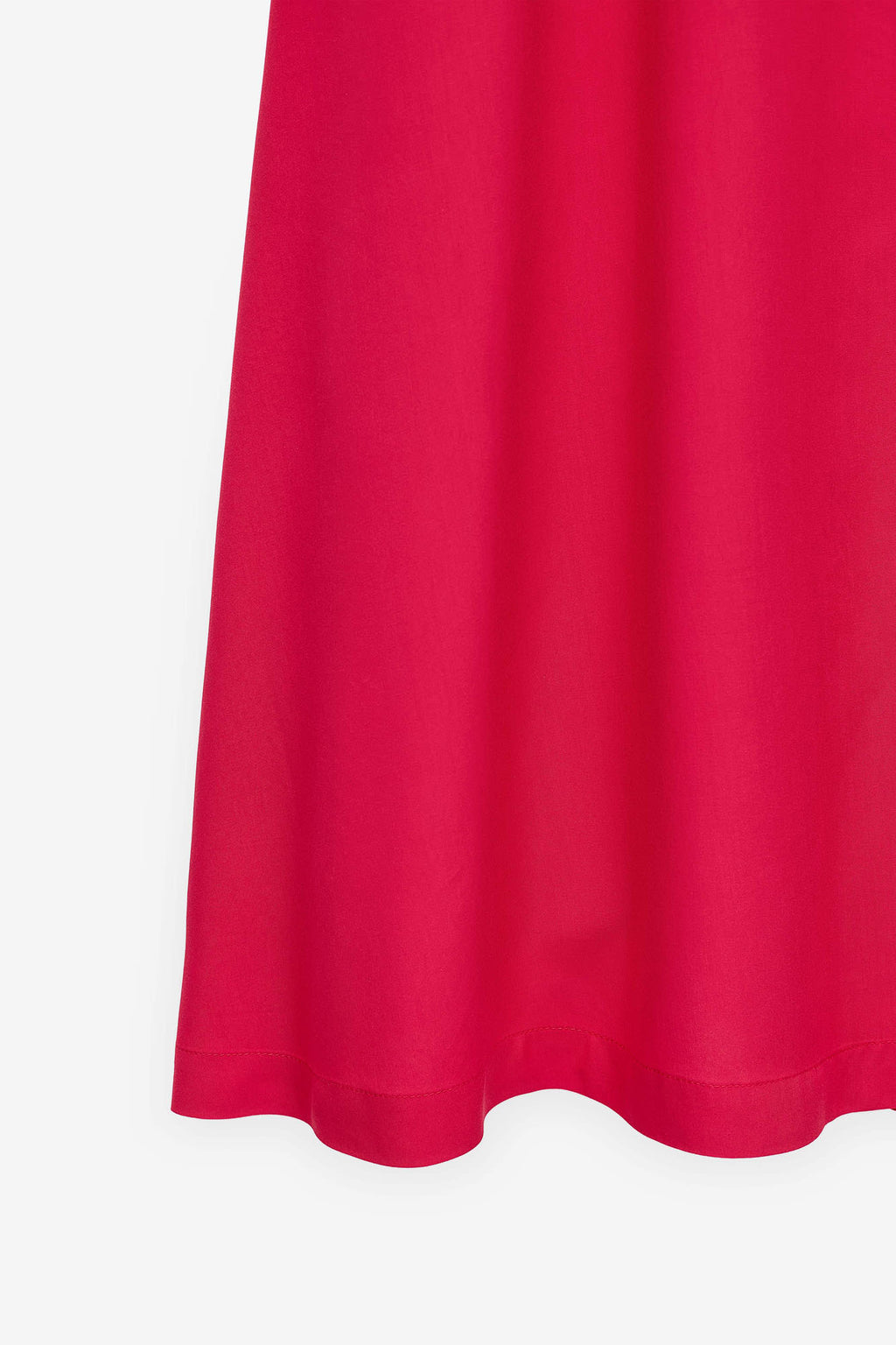VESTIDO LISO LARGO CON CONTRASTES