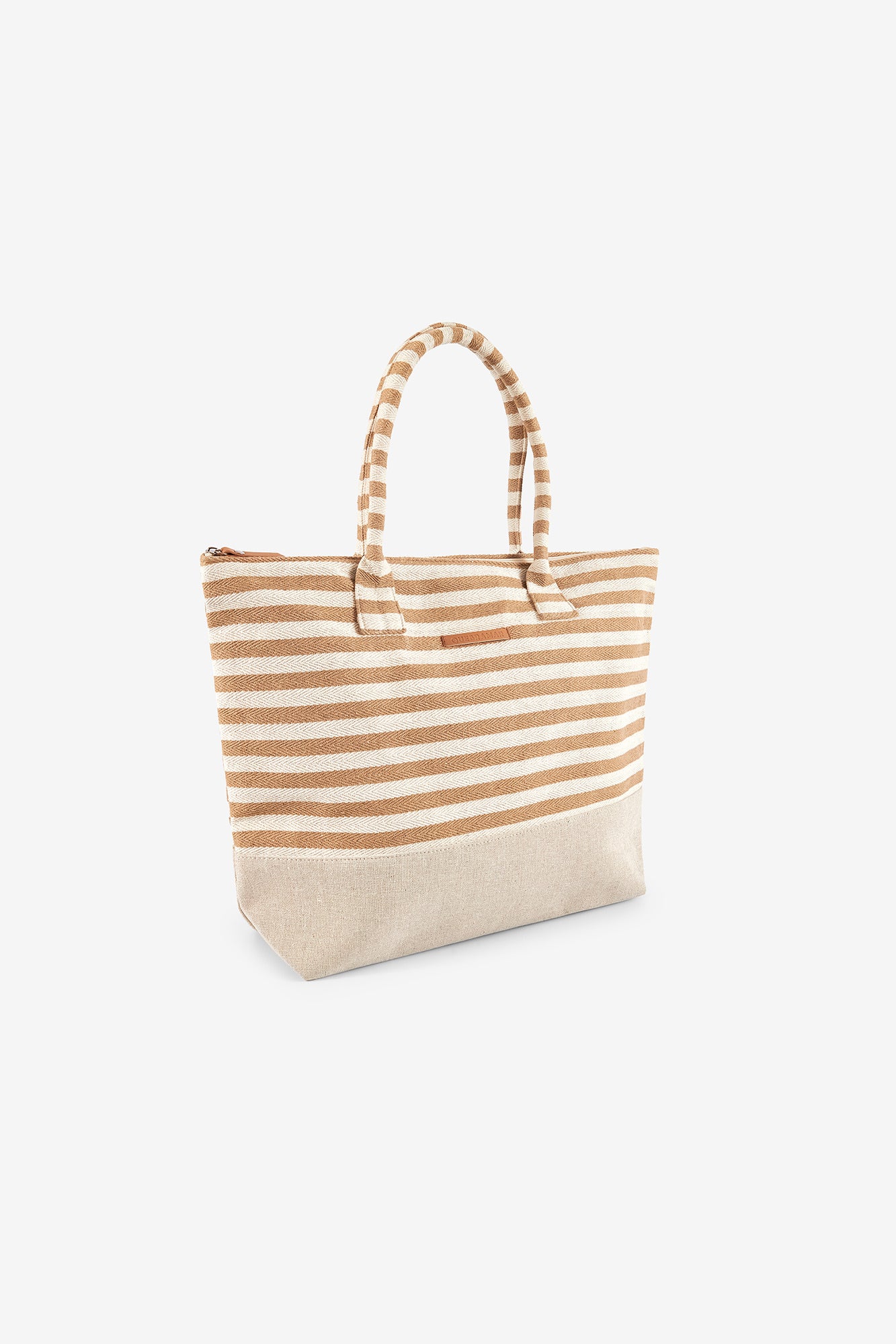 BOLSO A RAYAS CON BOLSA