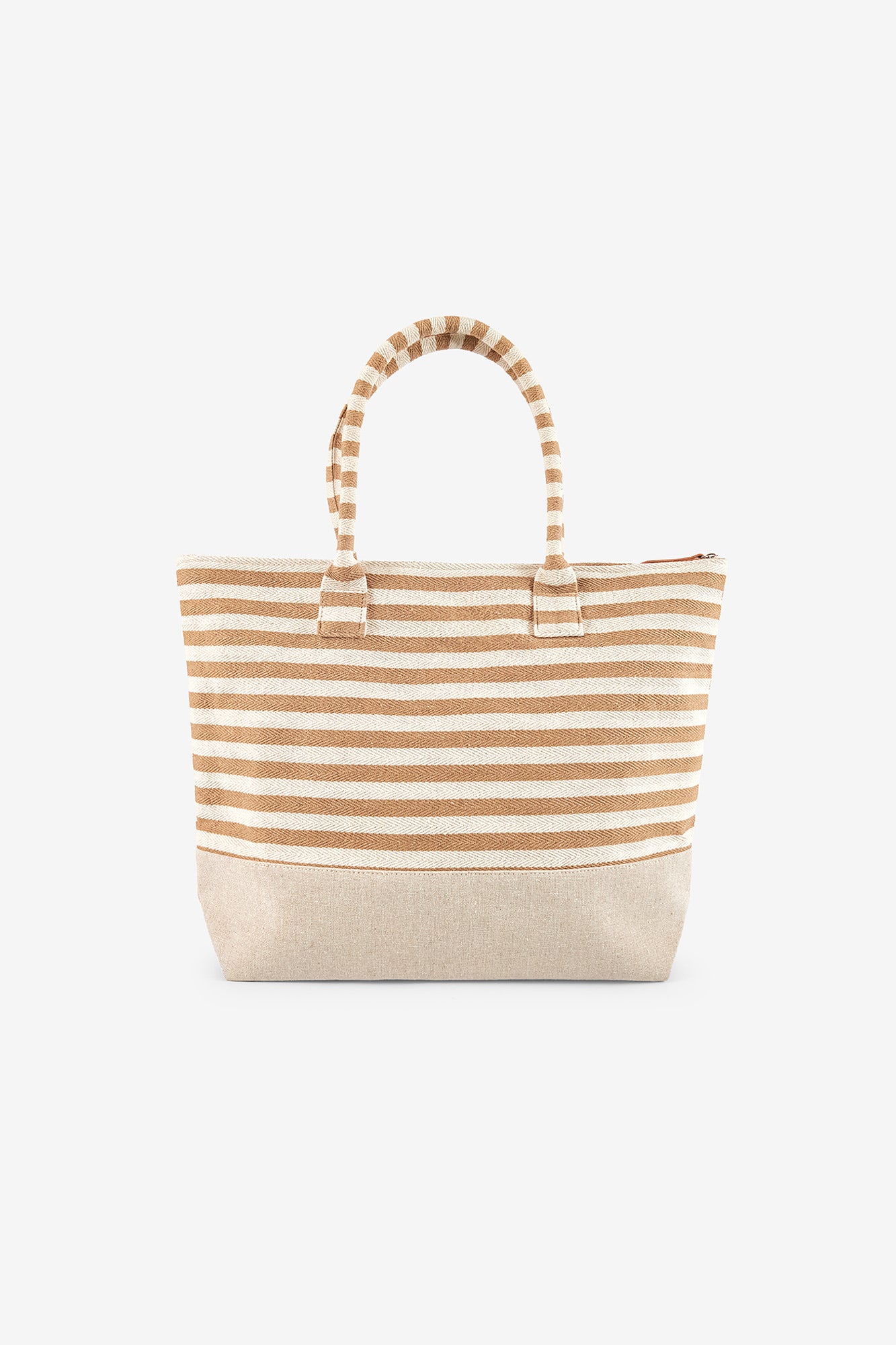BOLSO A RAYAS CON BOLSA