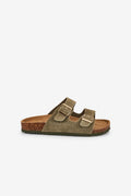 SANDALIAS DE PIEL CON HEBILLAS