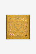 PAÑUELO FLORAL CON CORAZÓN