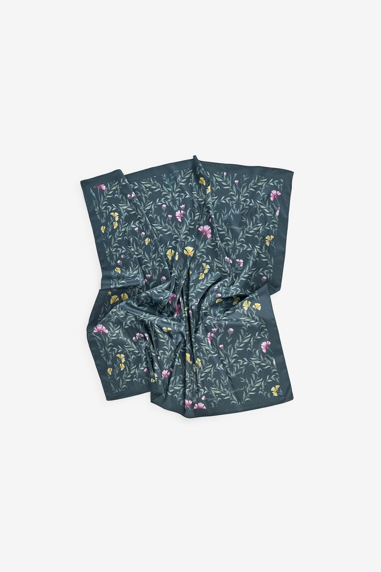LENÇO COM ESTAMPADO FLORAL