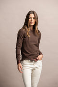 CAMISOLA DE MALHA COM DECOTE REDONDO