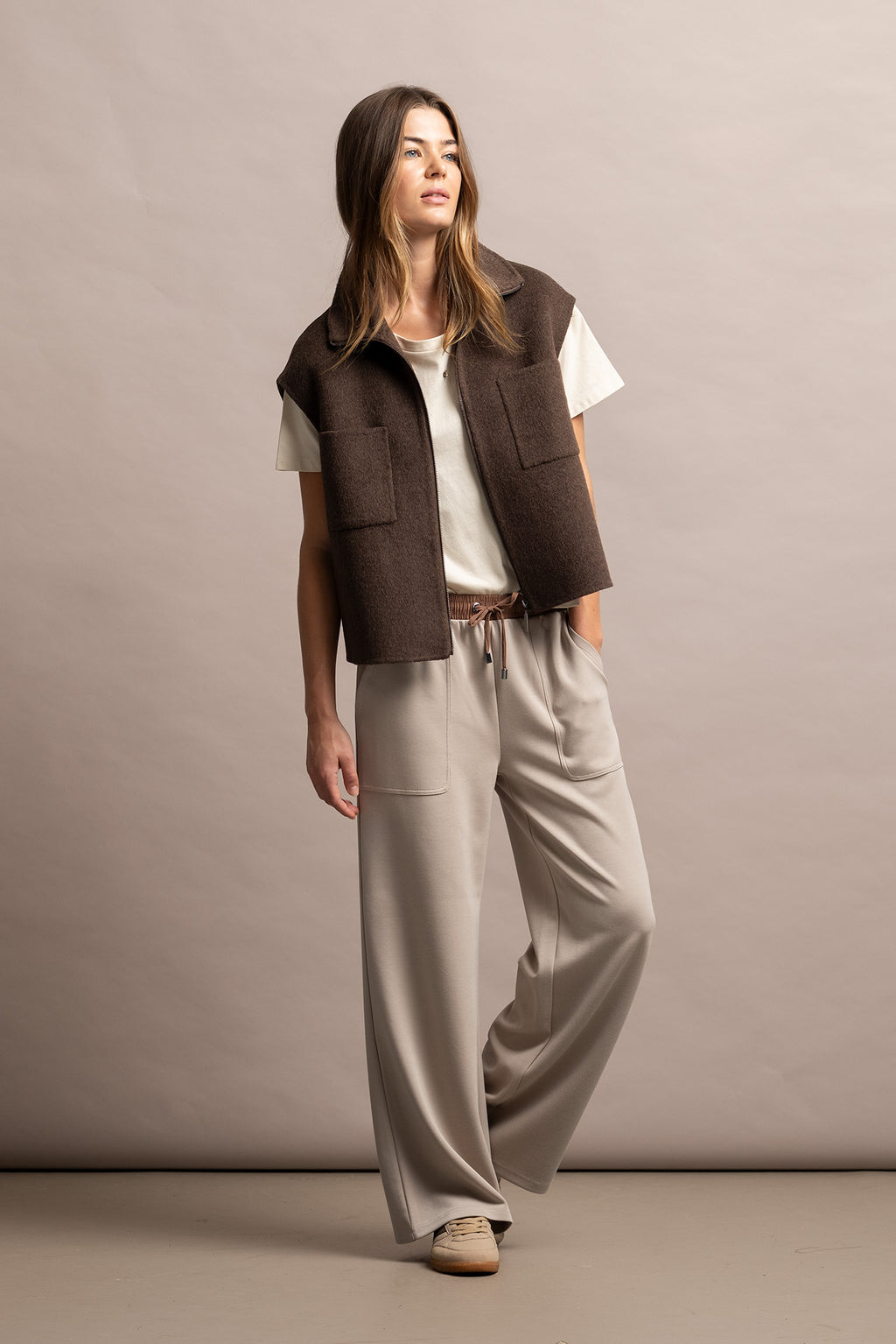 CALÇAS JOGGER WIDE LEG