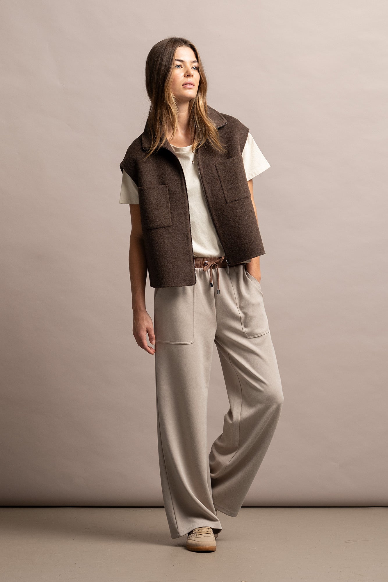CALÇAS JOGGER WIDE LEG