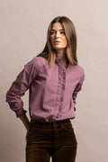 CAMISA COM FOLHOS MANGA COMPRIDA