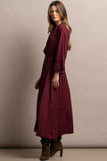 JACQUARD MIDI DRESS