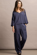 JACQUARD FABRIC TROUSERS