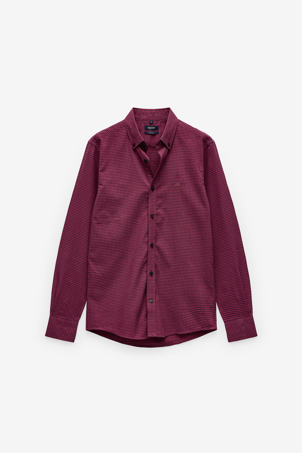 CAMISA COM QUADRADOS GARMENT DYE