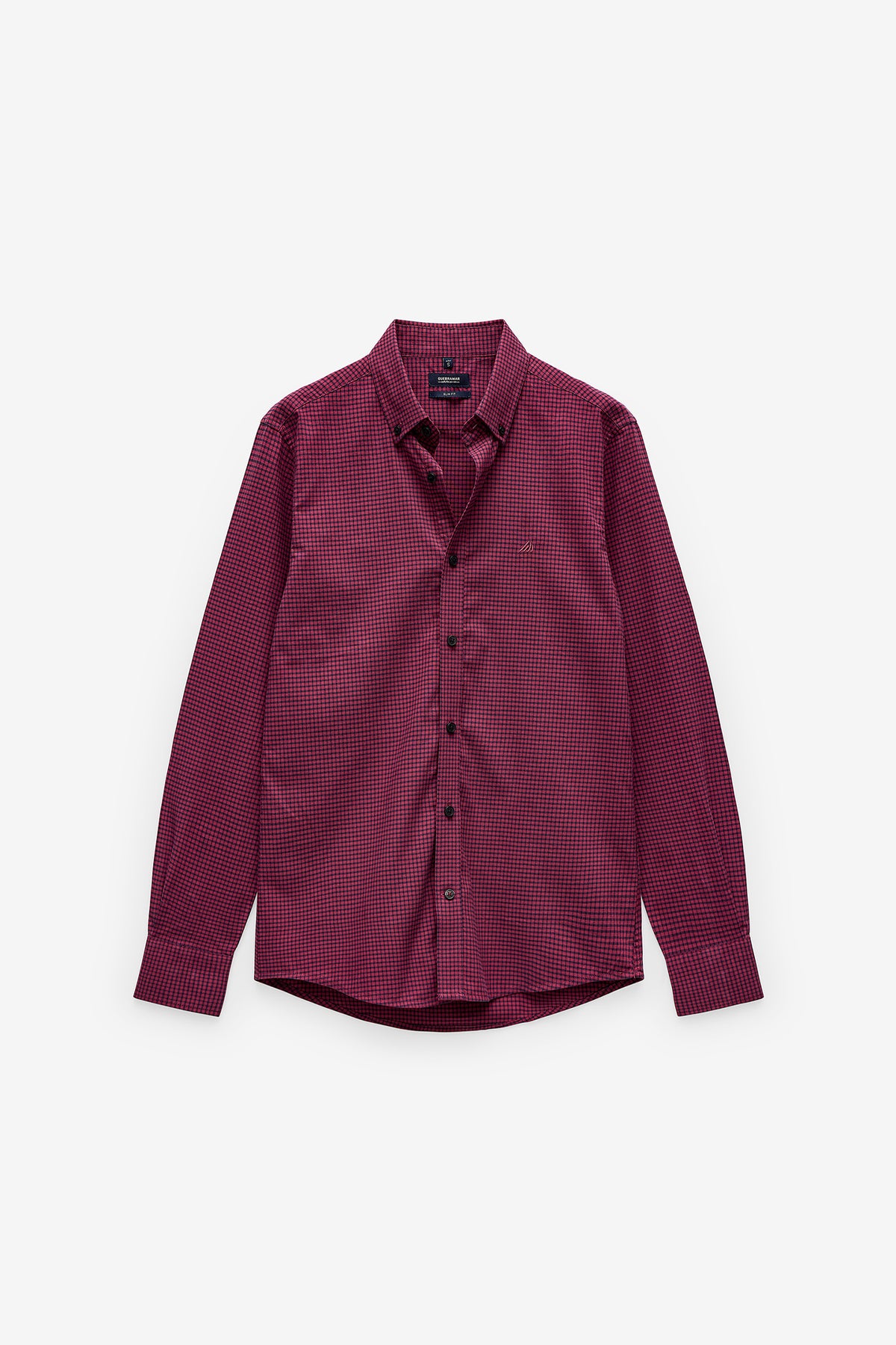 CAMISA COM QUADRADOS GARMENT DYE