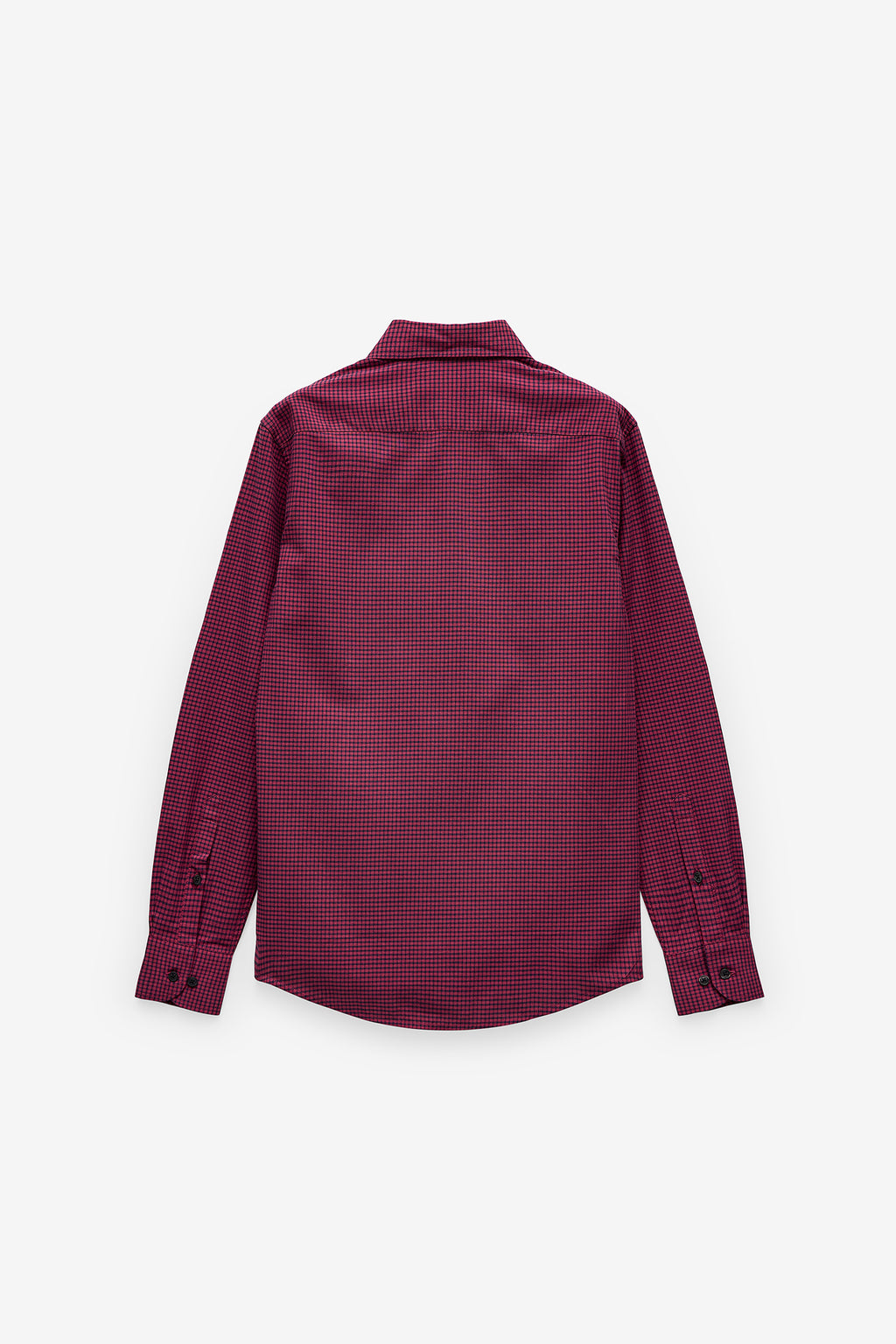 CAMISA COM QUADRADOS GARMENT DYE
