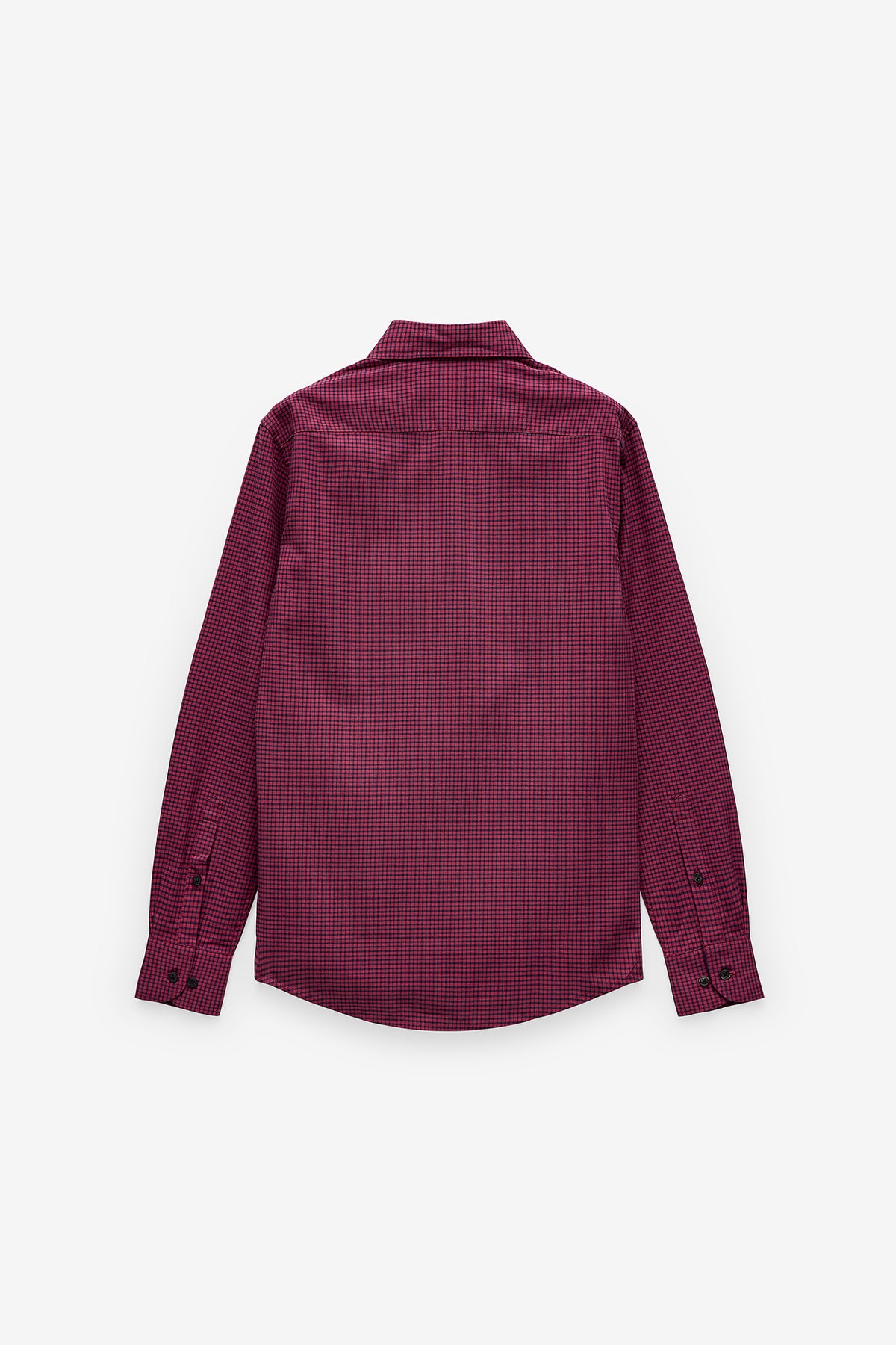 CAMISA COM QUADRADOS GARMENT DYE