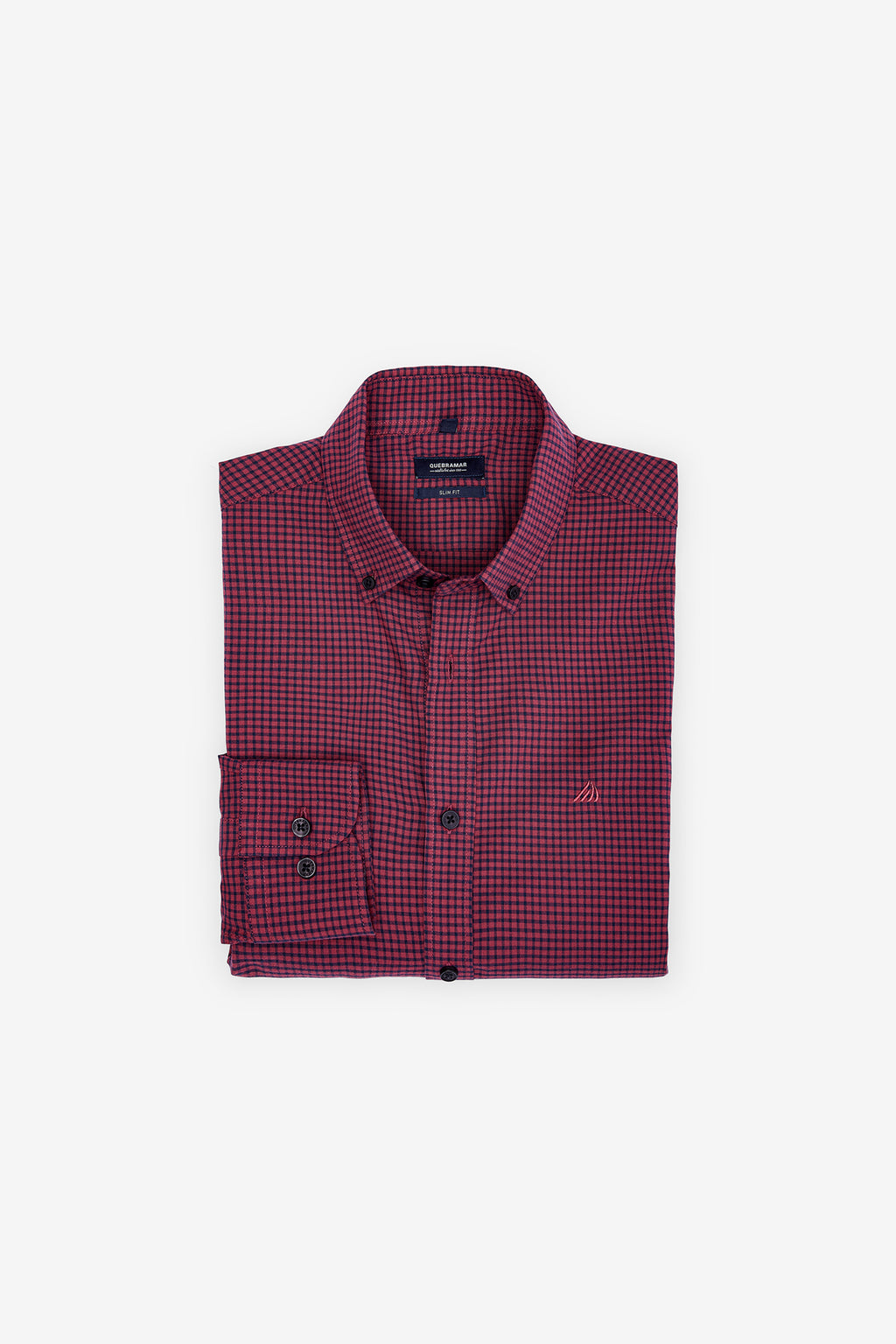 CAMISA COM QUADRADOS GARMENT DYE