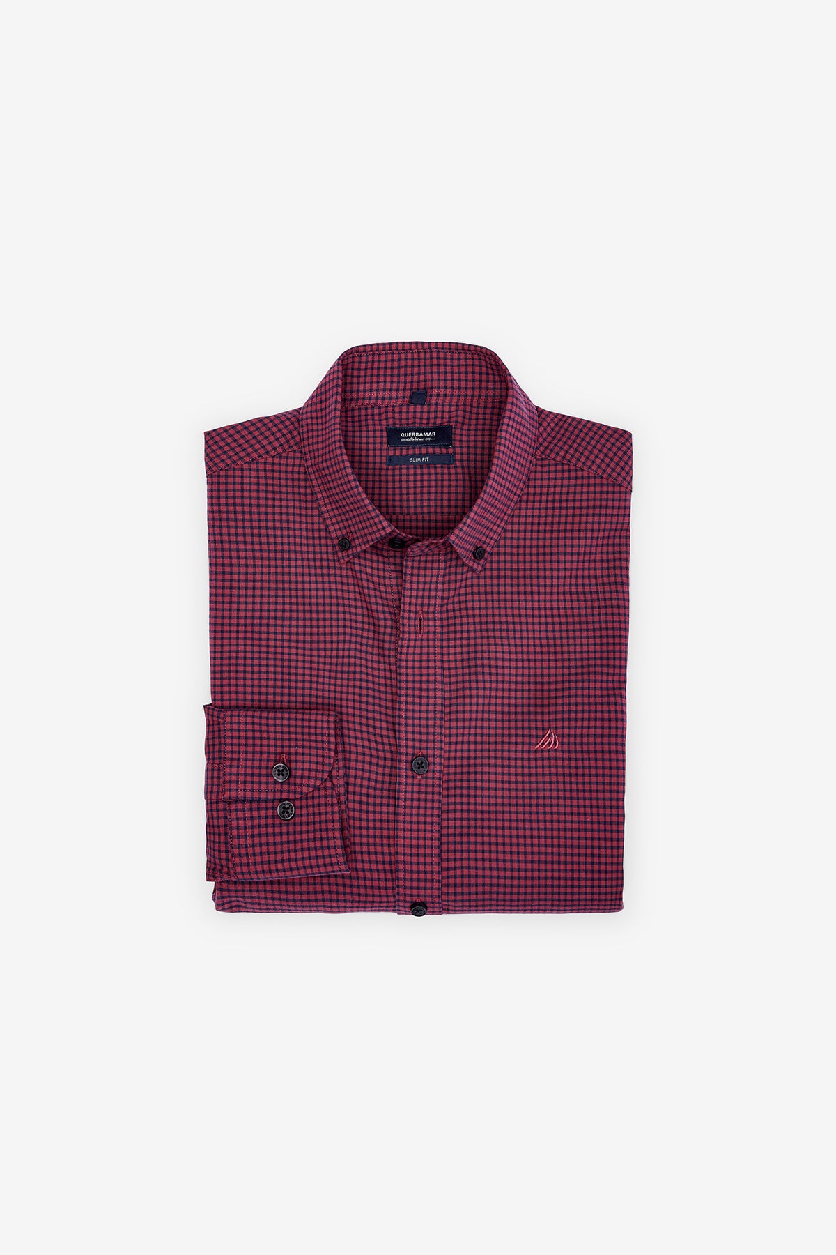 CAMISA COM QUADRADOS GARMENT DYE