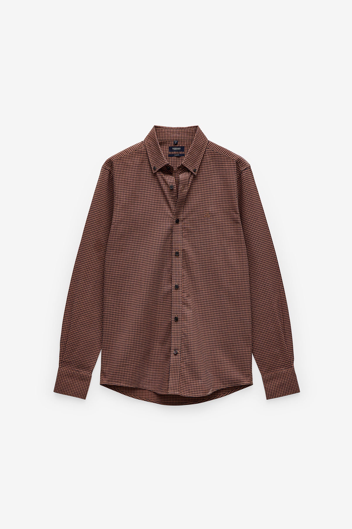 CAMISA COM QUADRADOS GARMENT DYE