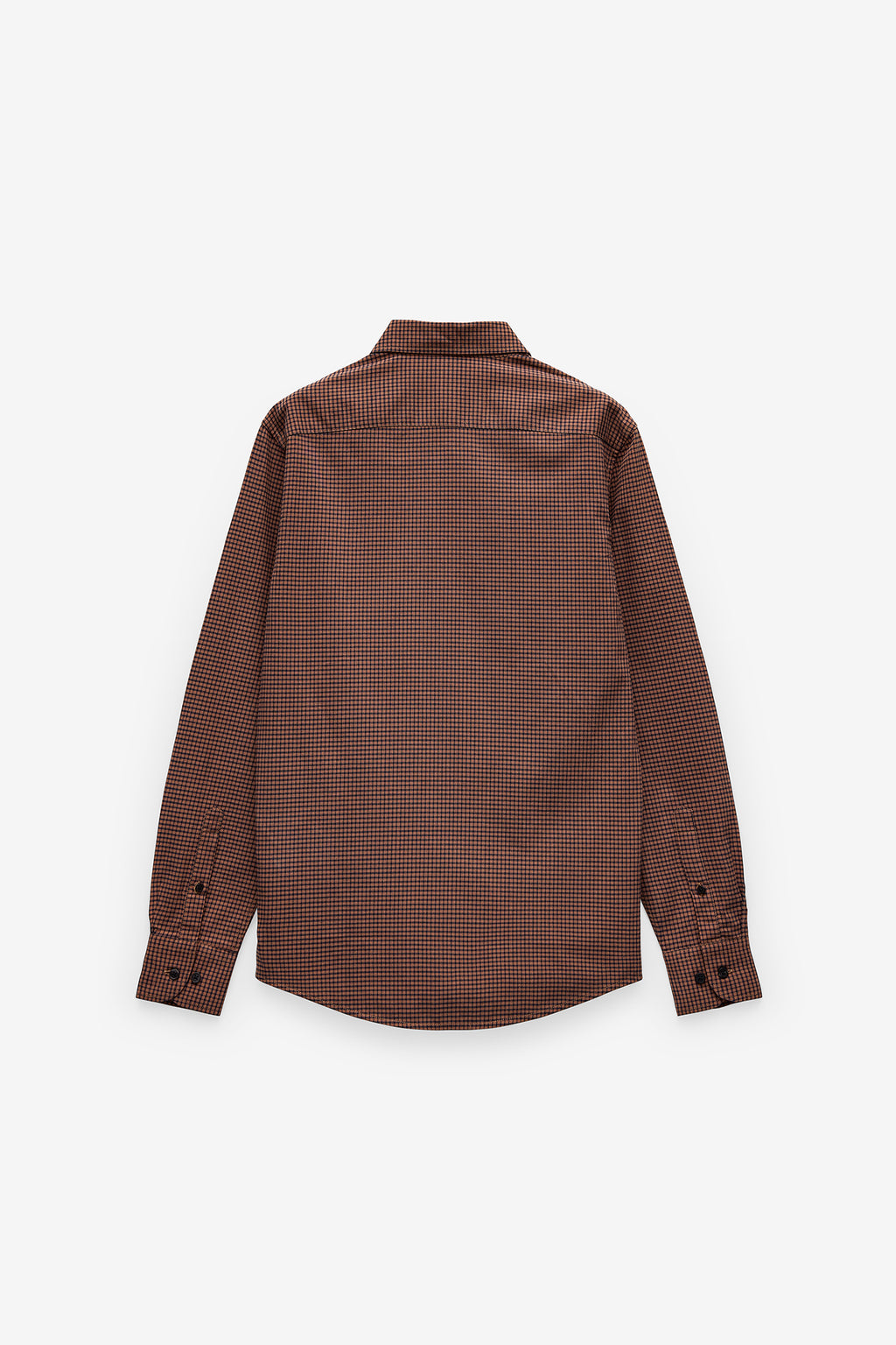 CAMISA COM QUADRADOS GARMENT DYE