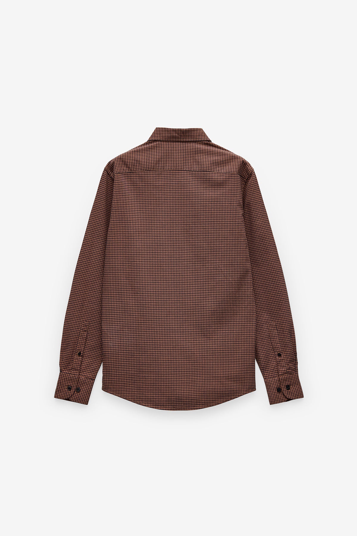 CAMISA COM QUADRADOS GARMENT DYE