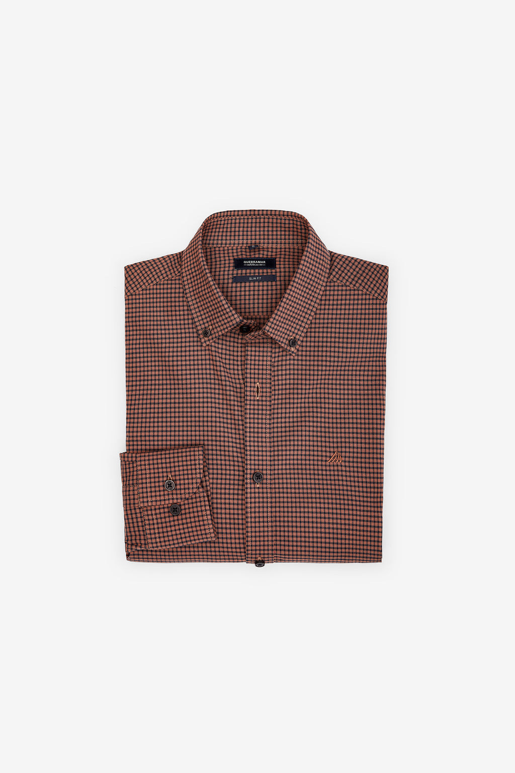 CAMISA COM QUADRADOS GARMENT DYE