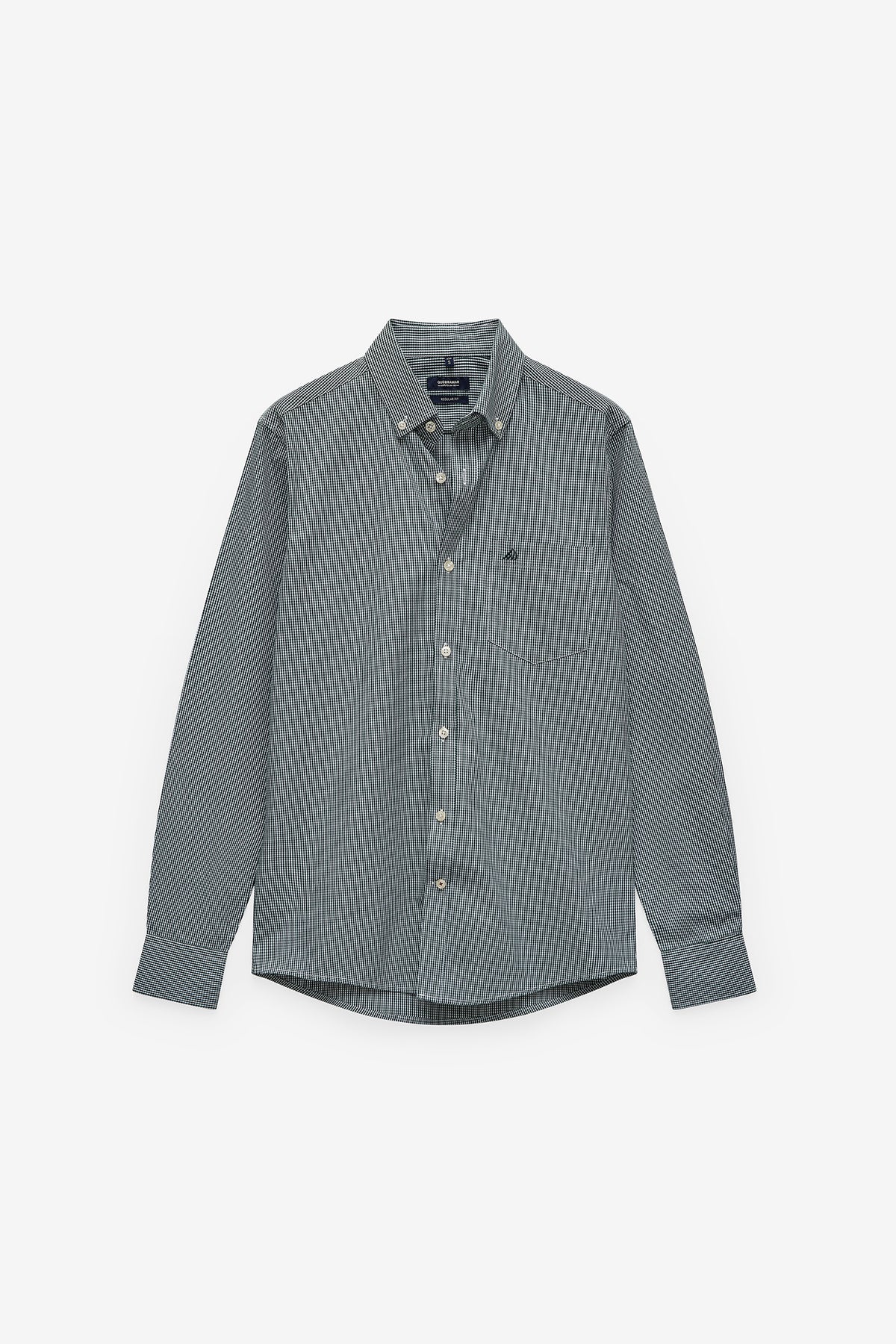 CAMISA POPELINA AOS QUADRADOS