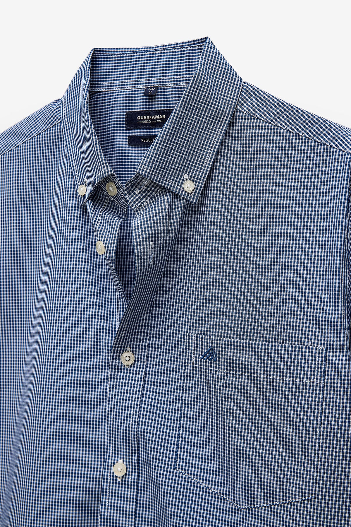 CAMISA POPELINA AOS QUADRADOS