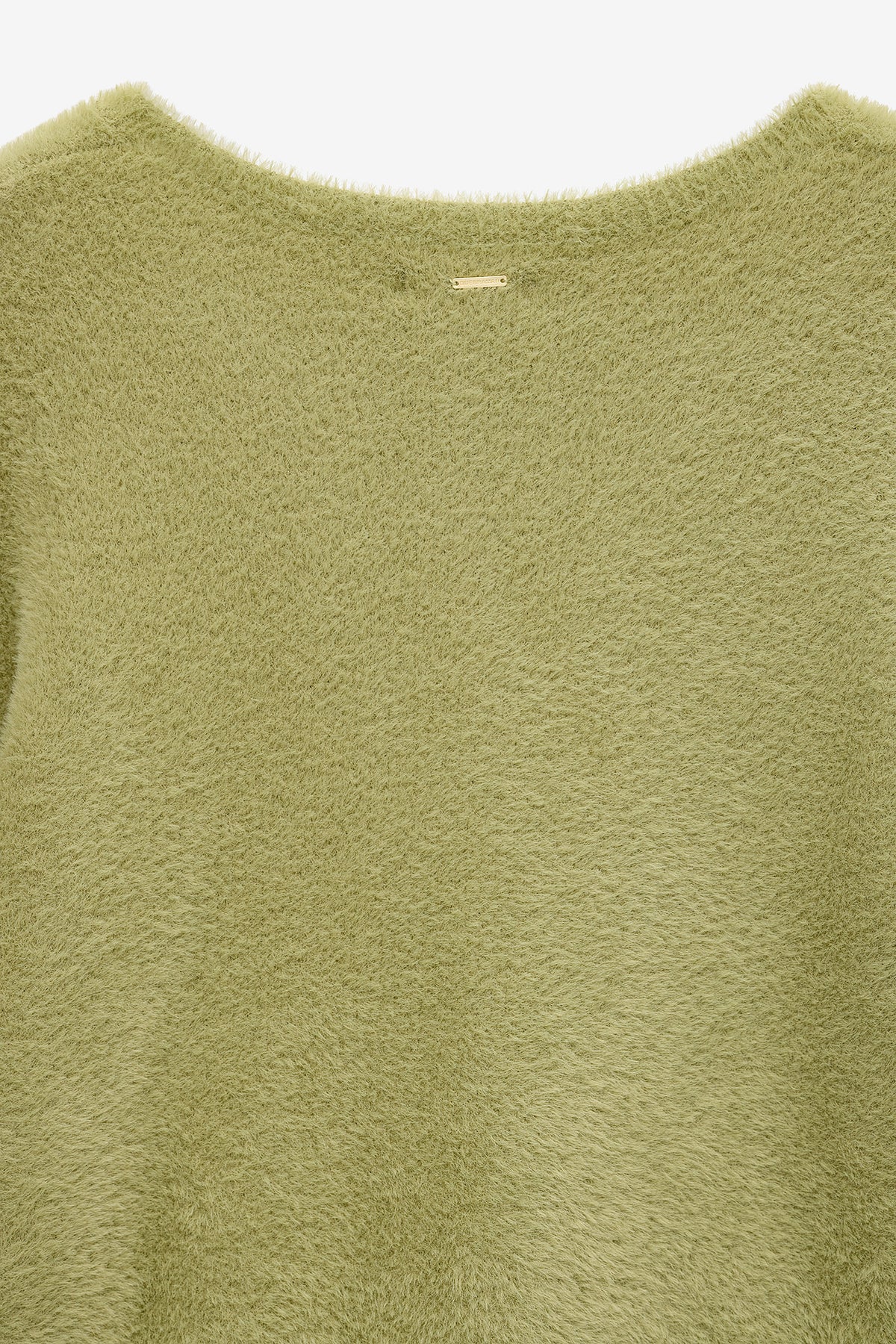 CAMISOLA MALHA DECOTE REDONDO COM PÊLO