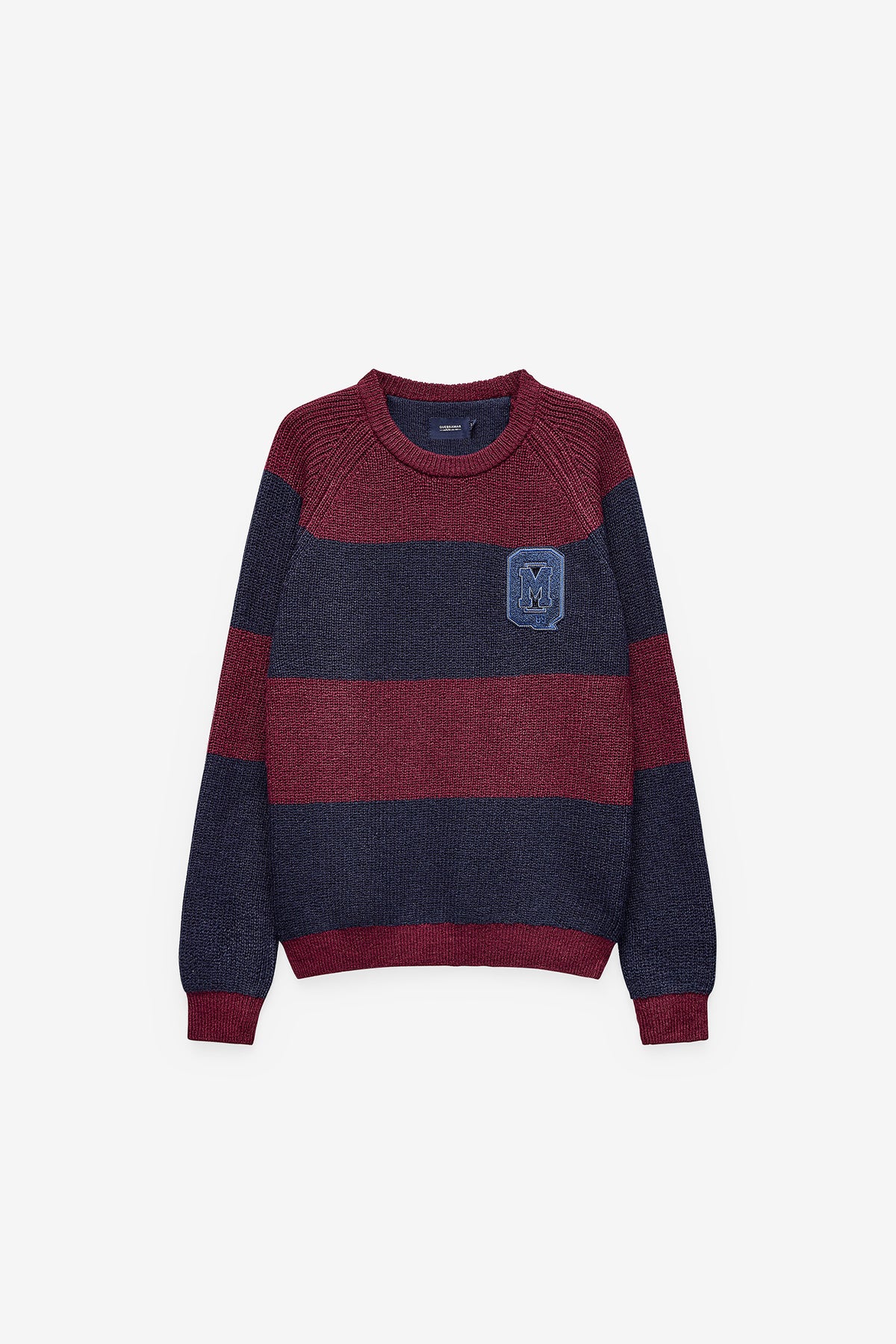 CAMISOLA DECOTE REDONDO COM RISCAS COLEGIAL