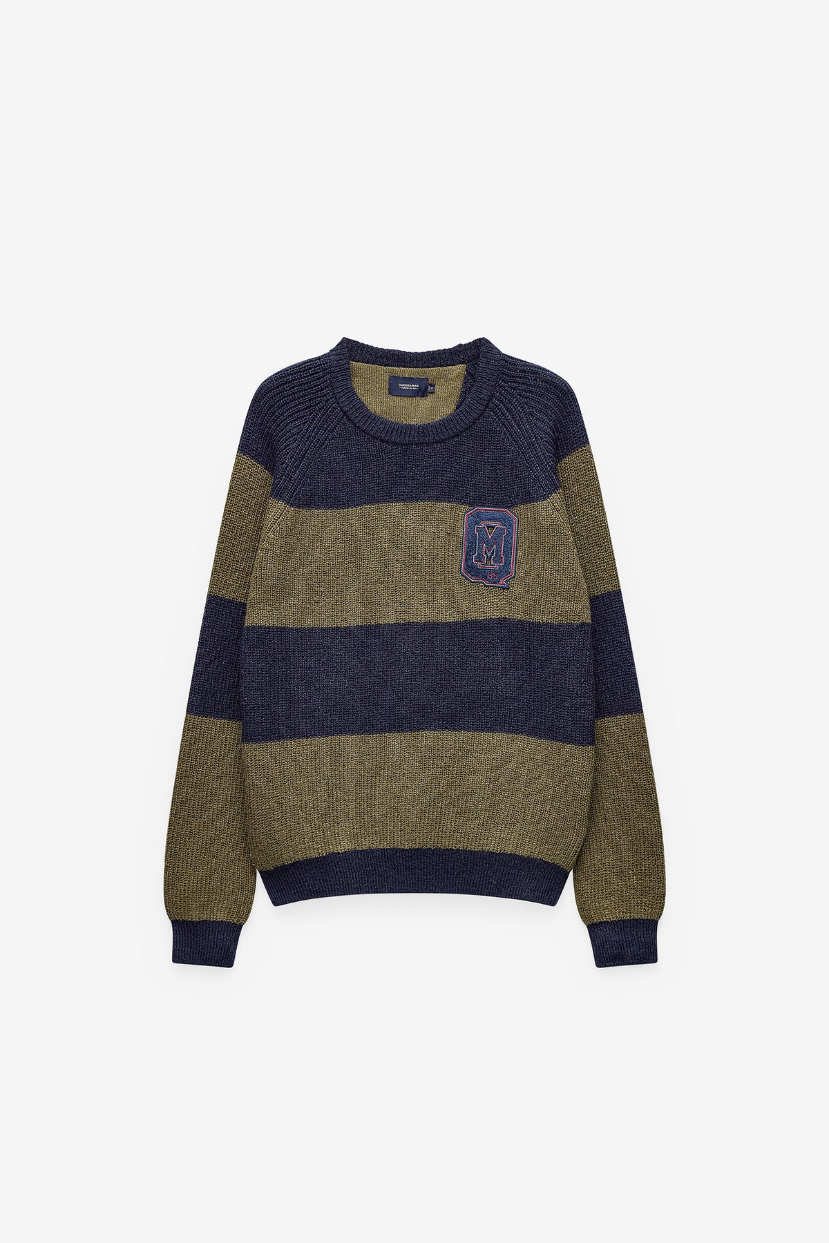 CAMISOLA DECOTE REDONDO COM RISCAS COLEGIAL