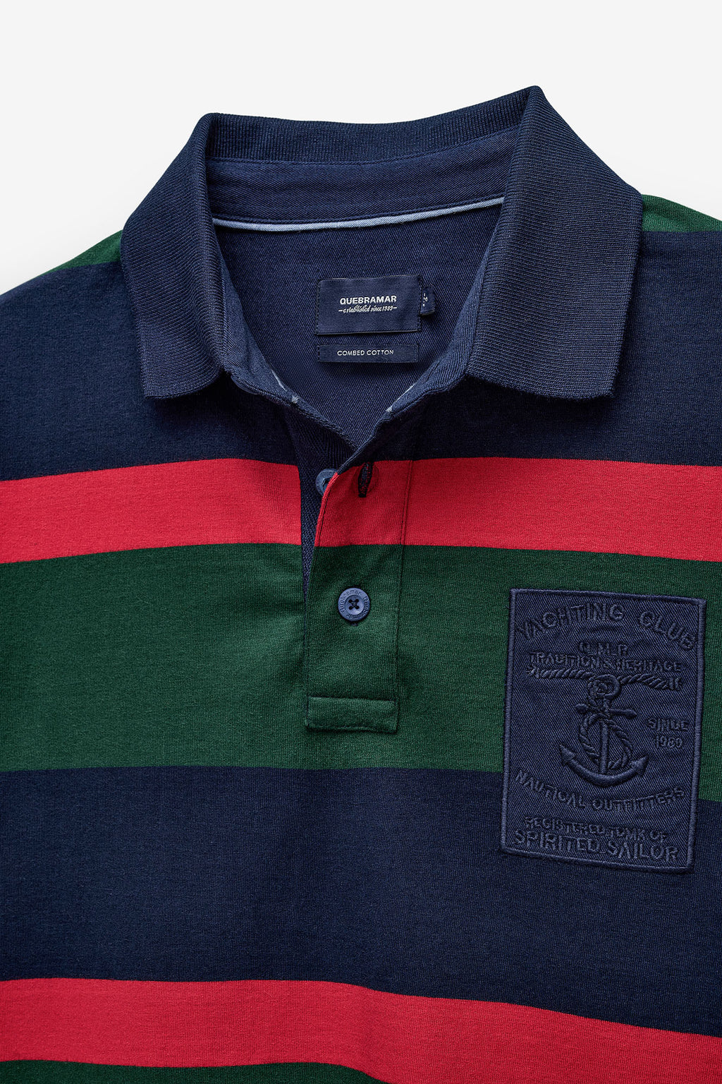 POLO MANGA COMPRIDA  ESTILO RUGBY