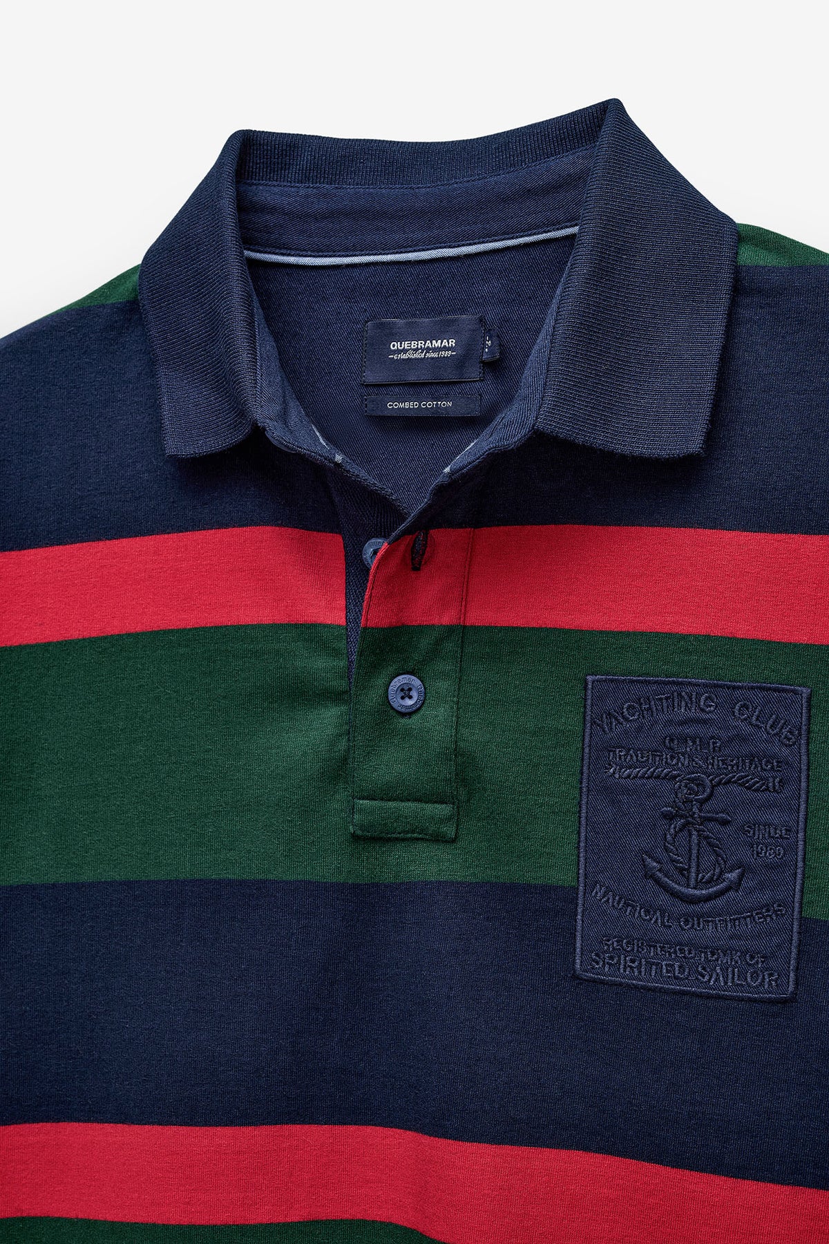 POLO MANGA COMPRIDA  ESTILO RUGBY