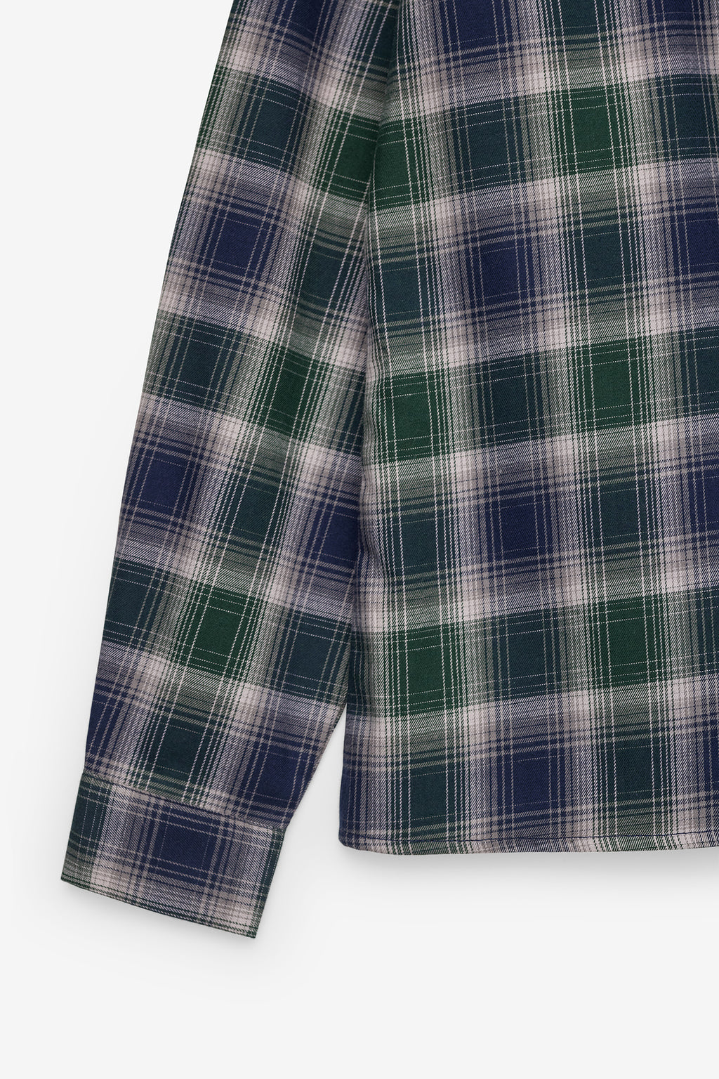 CAMISA DE CUELLO MAO A CUADROS