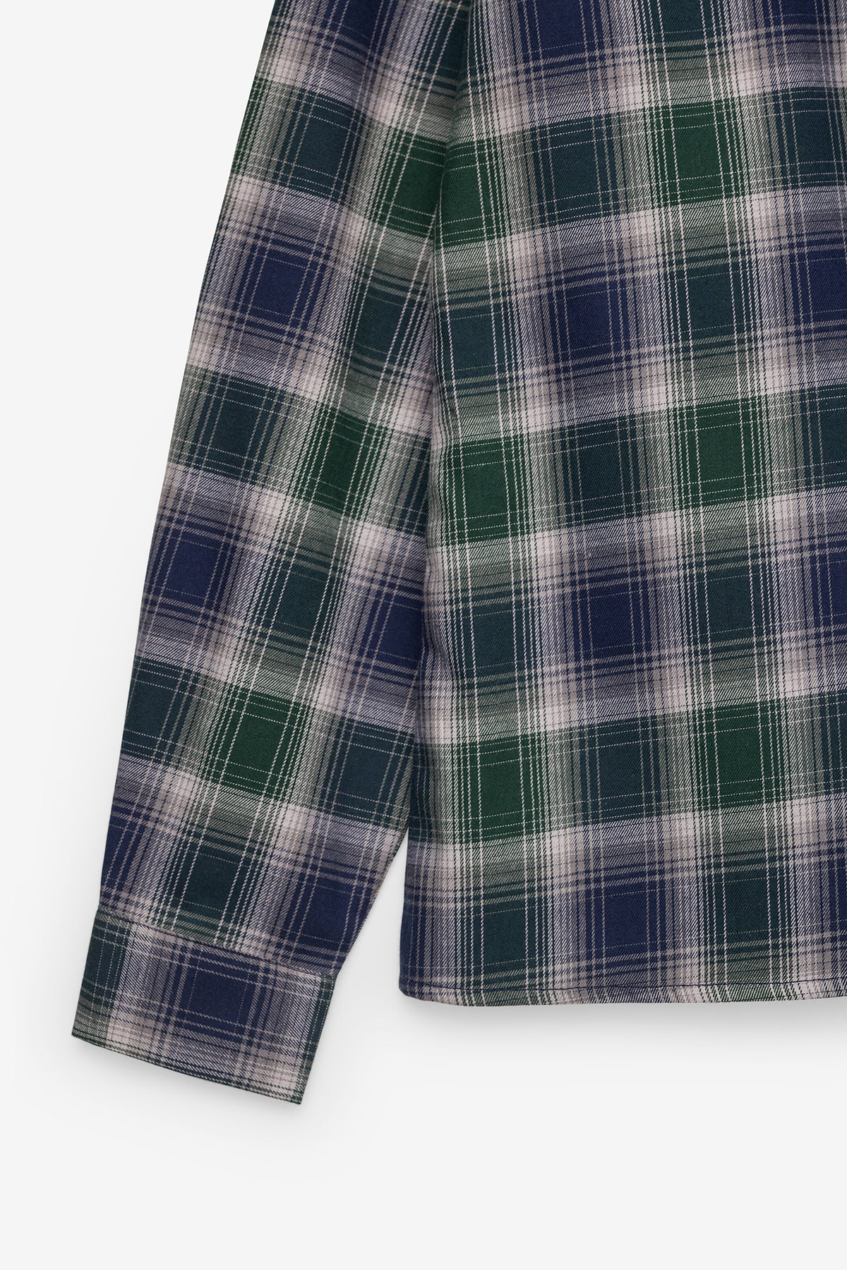 CAMISA DE CUELLO MAO A CUADROS