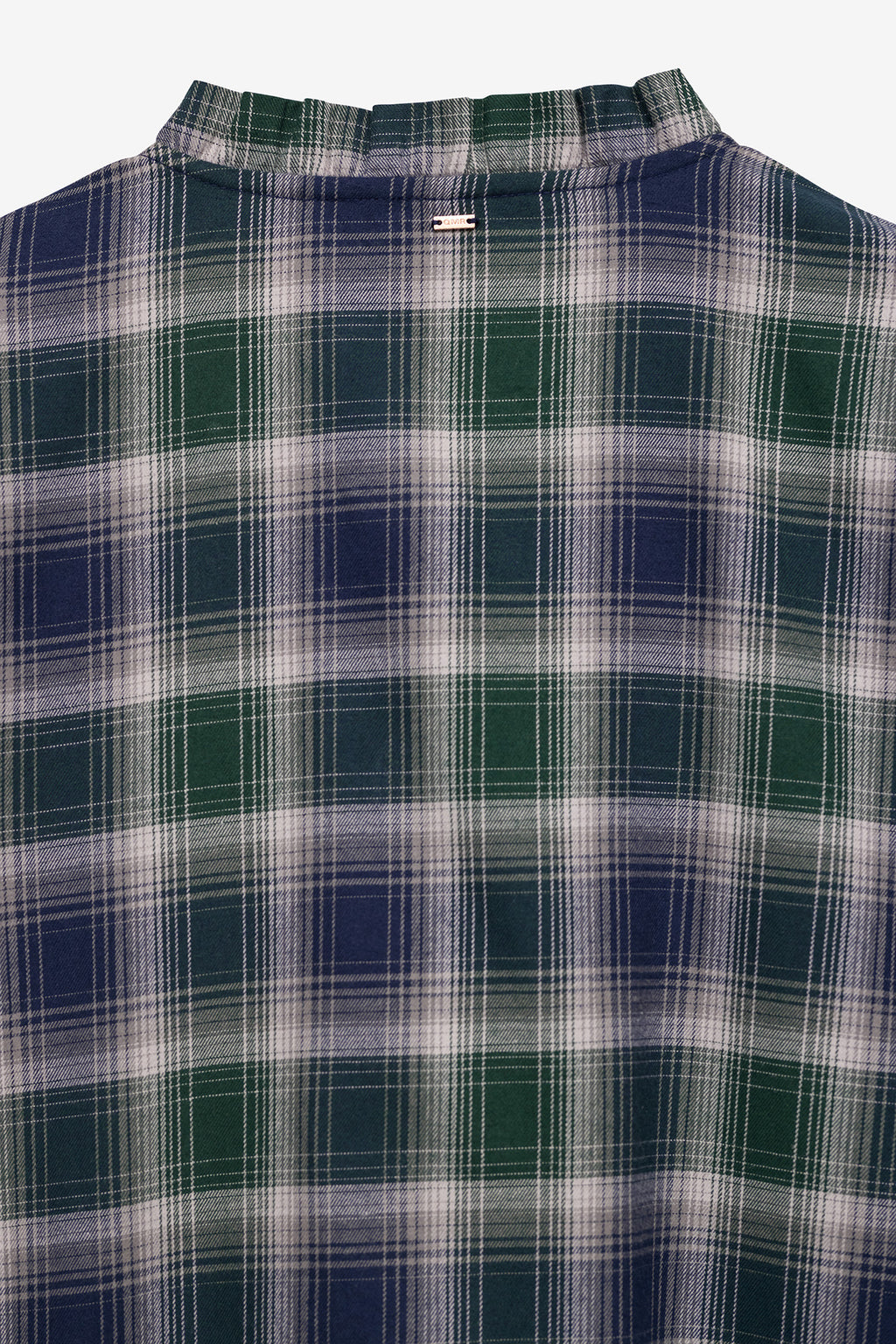 CAMISA DE CUELLO MAO A CUADROS
