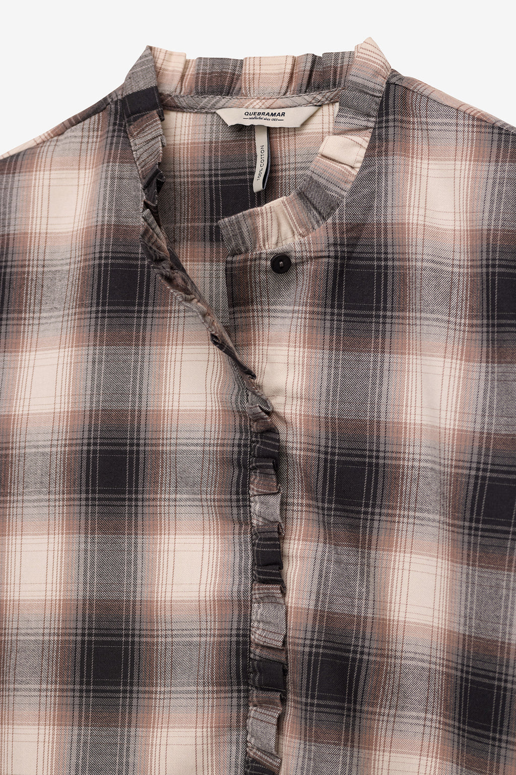 CAMISA COM GOLA MAO EM XADREZ