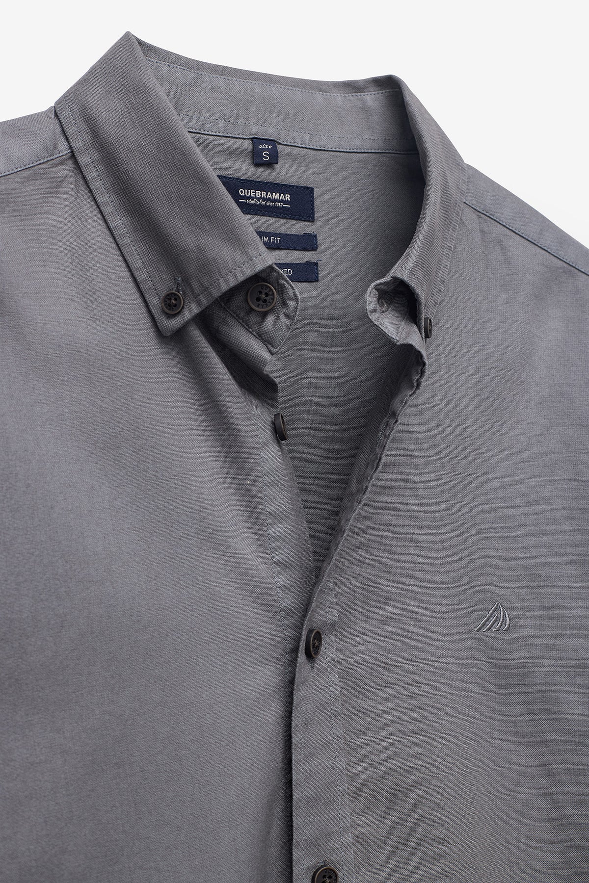 CAMISA SLIM FIT GARMENT DYE