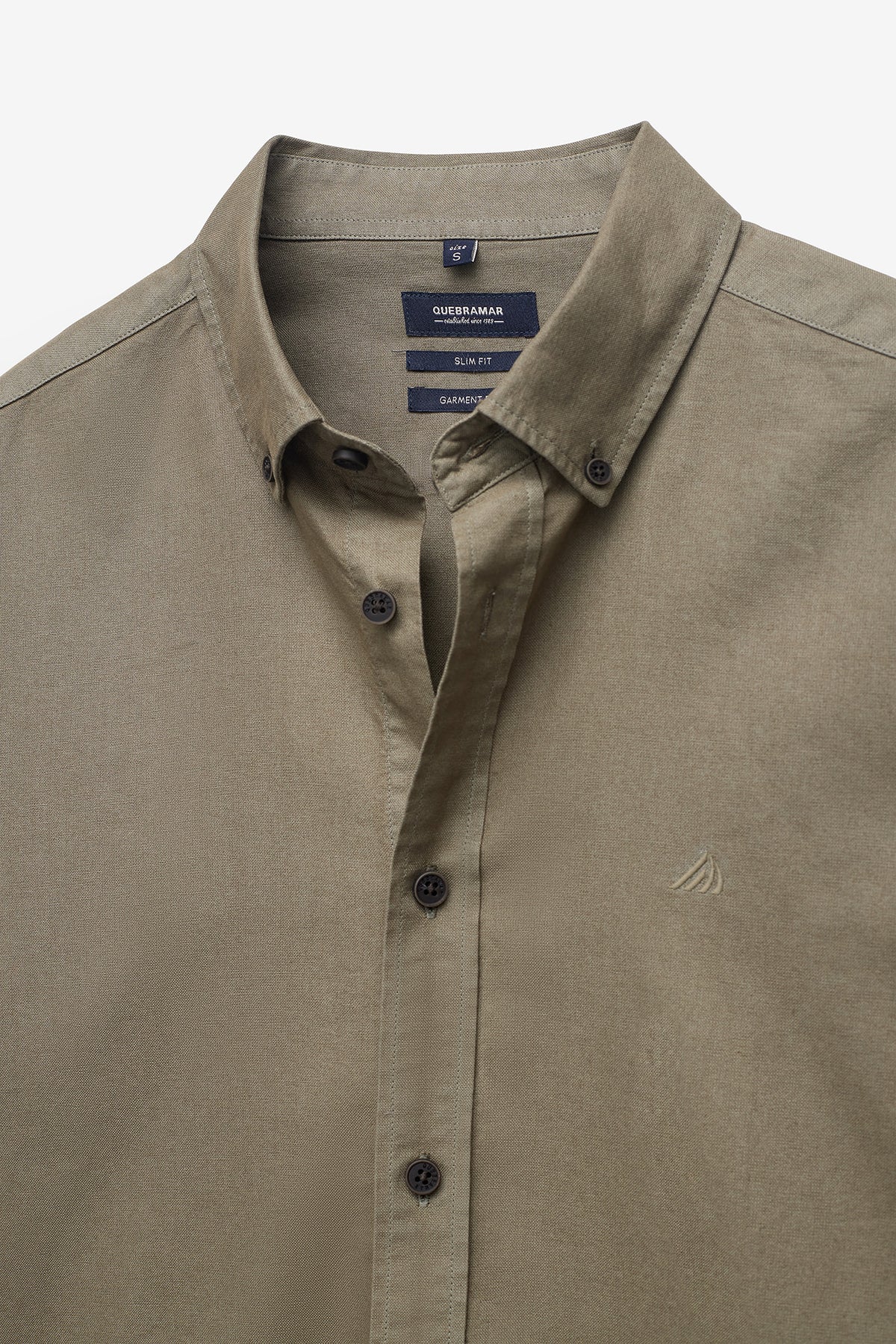 CAMISA SLIM FIT GARMENT DYE