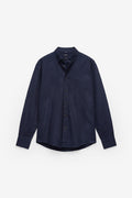 CAMISA SLIM FIT TEÑIDO EN PRENDA