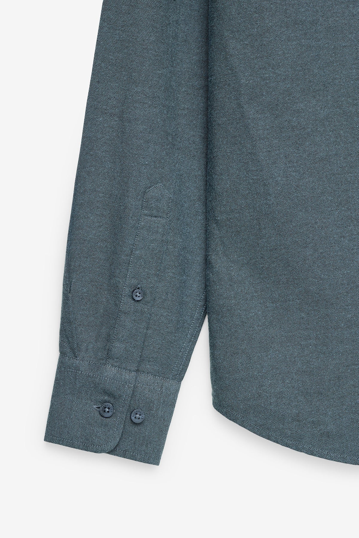CAMISA REGULAR EN SEDA MEZCLA