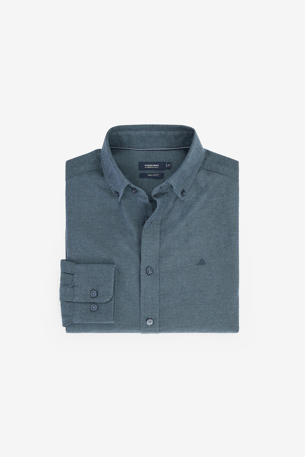 CAMISA REGULAR EN SEDA MEZCLA