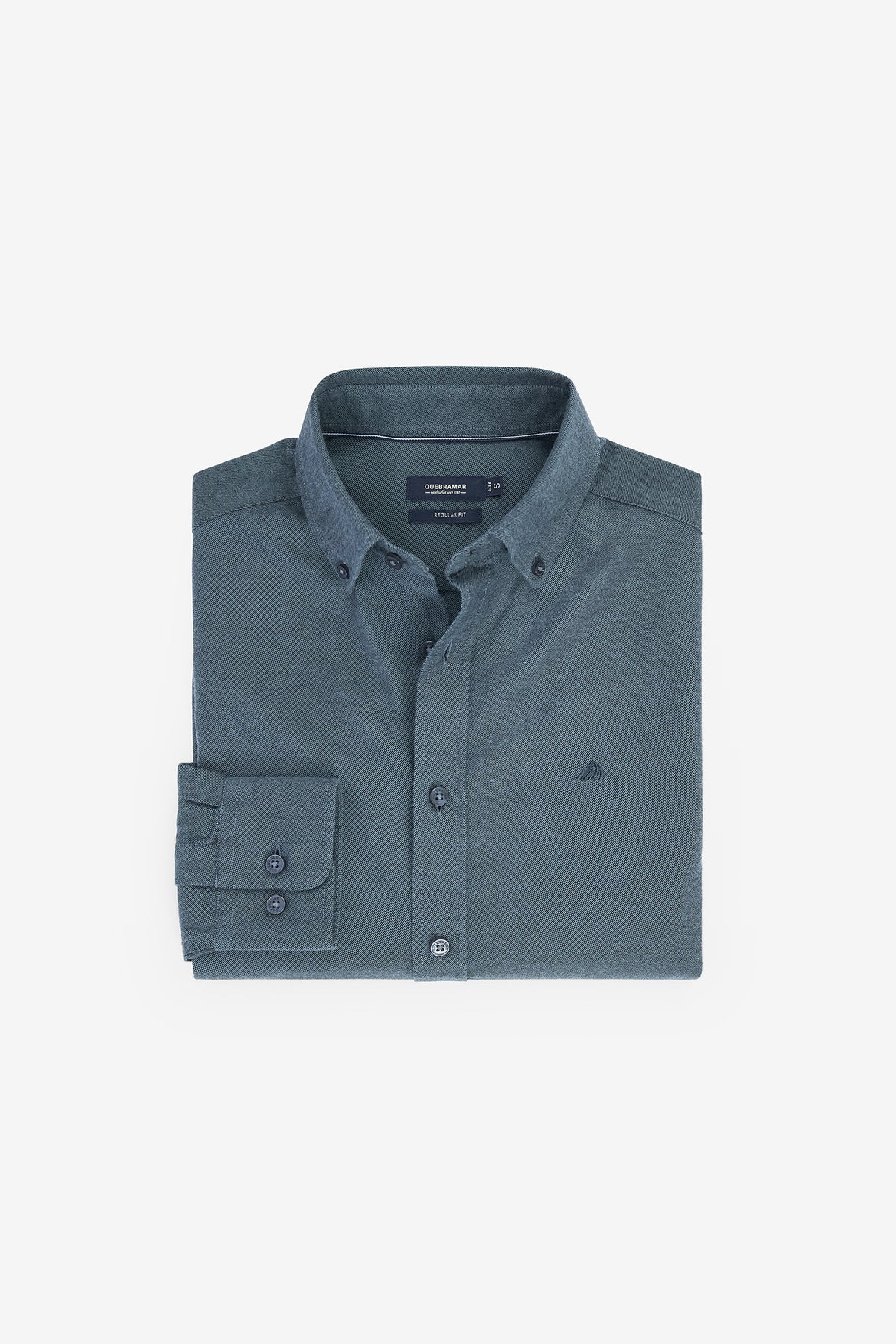 CAMISA REGULAR EN SEDA MEZCLA
