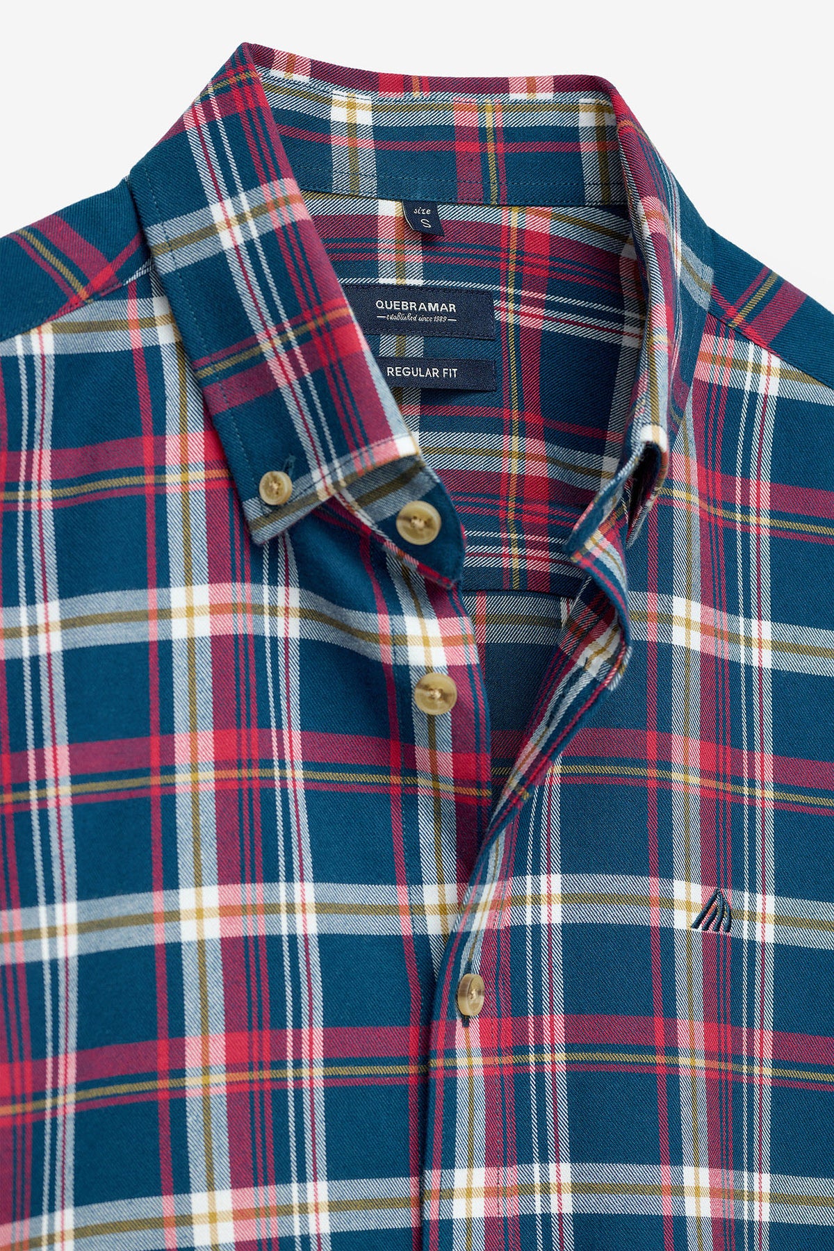 CAMISA DE CUADROS CORTE REGULAR