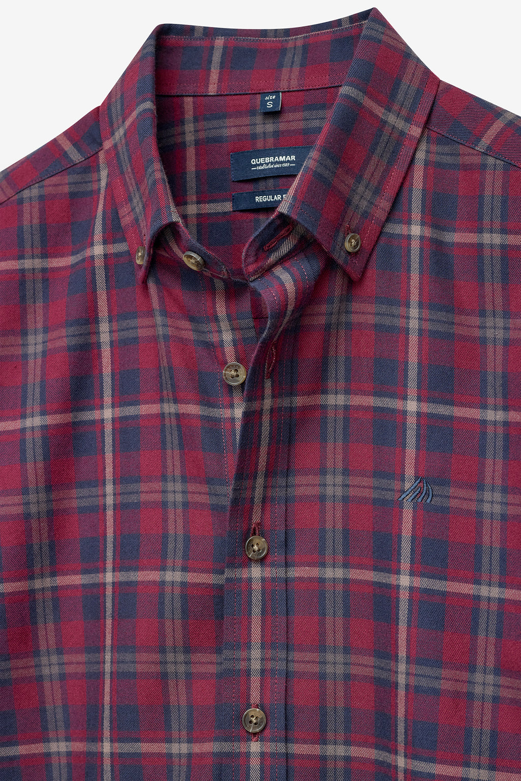 CAMISA A CUADROS REGULAR FIT