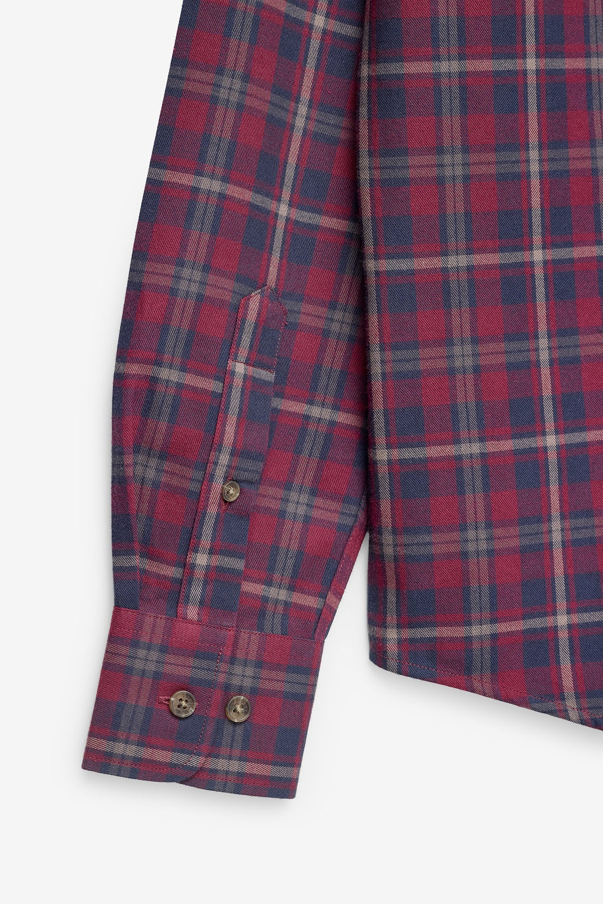 CAMISA A CUADROS REGULAR FIT
