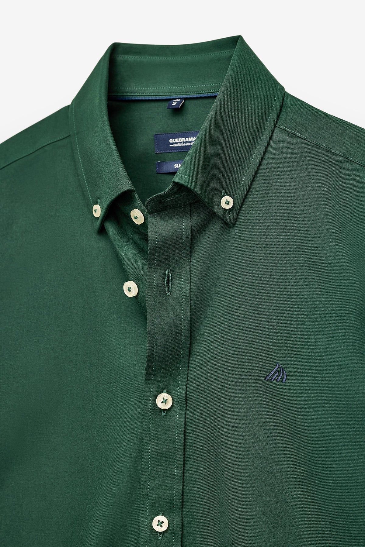 CAMISA SLIM FIT EN SARGA