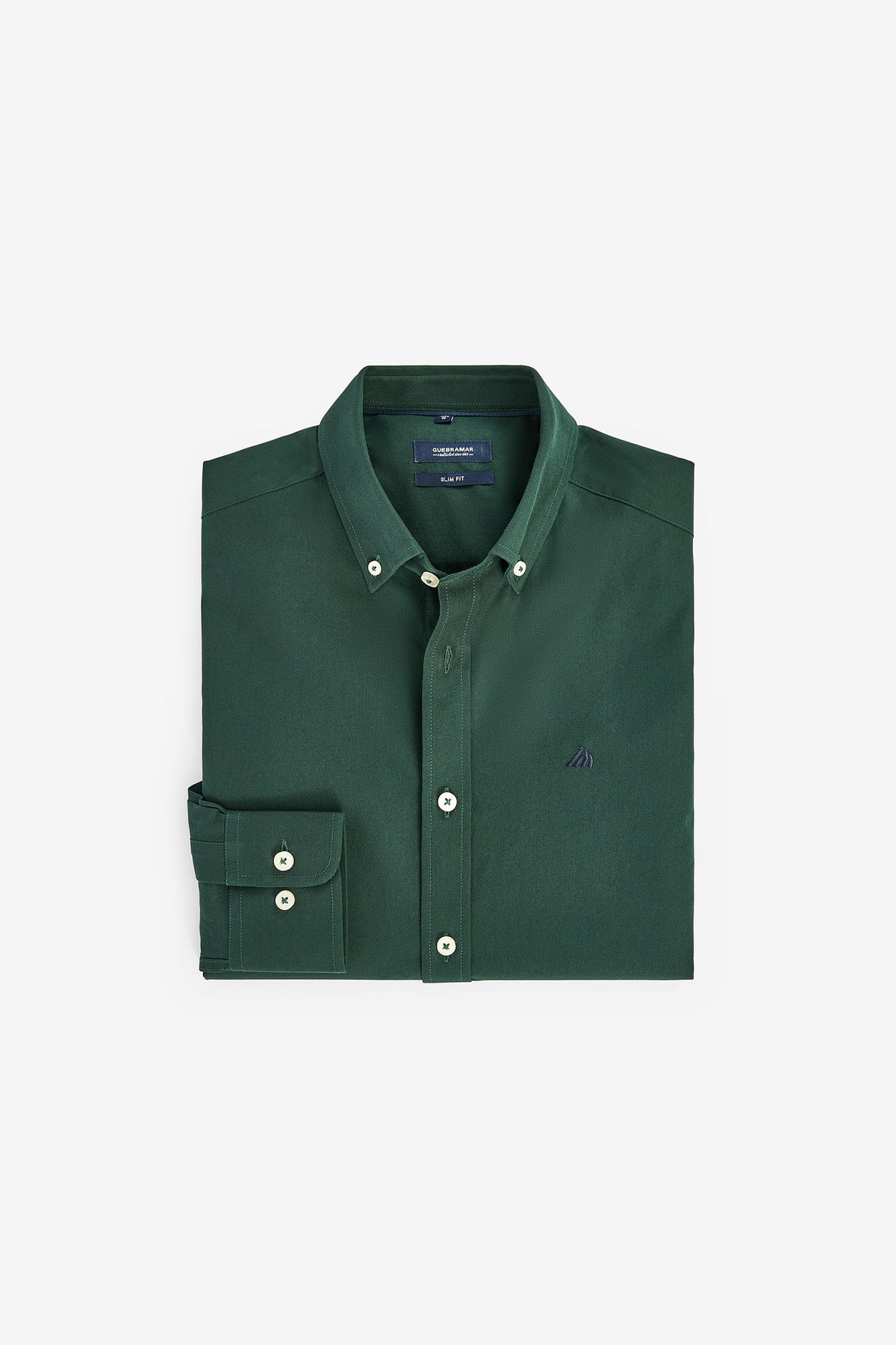 CAMISA SLIM FIT EN SARGA