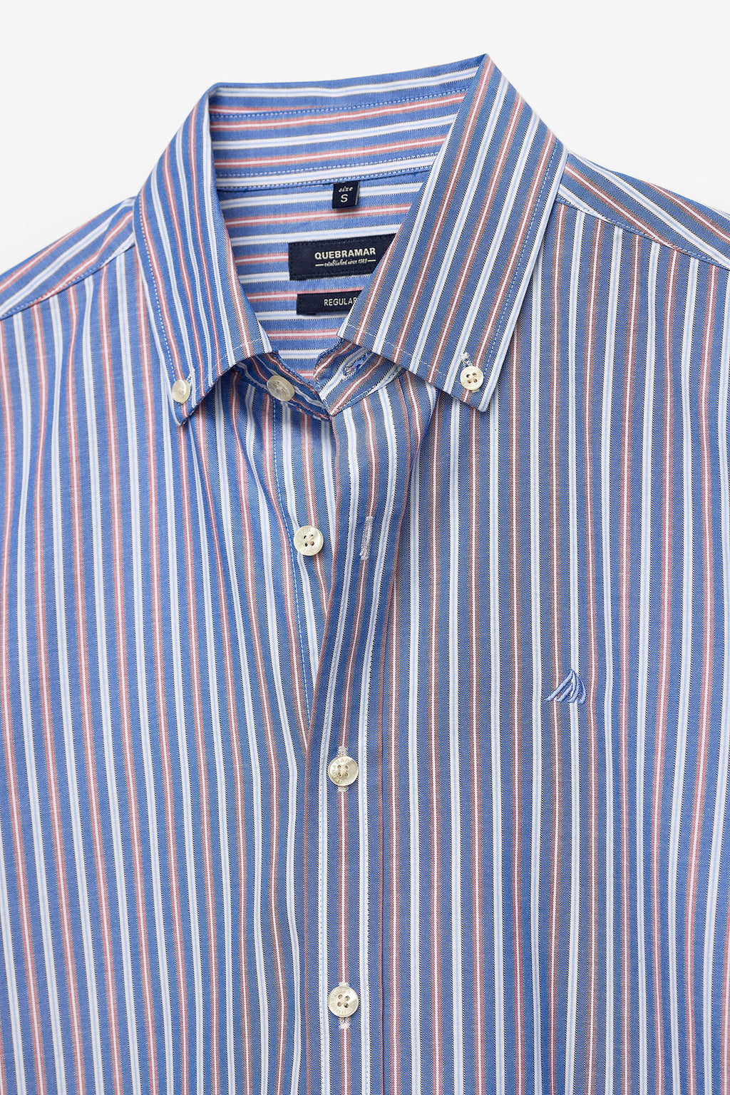 CAMISA REGULAR FIT DE RAYAS
