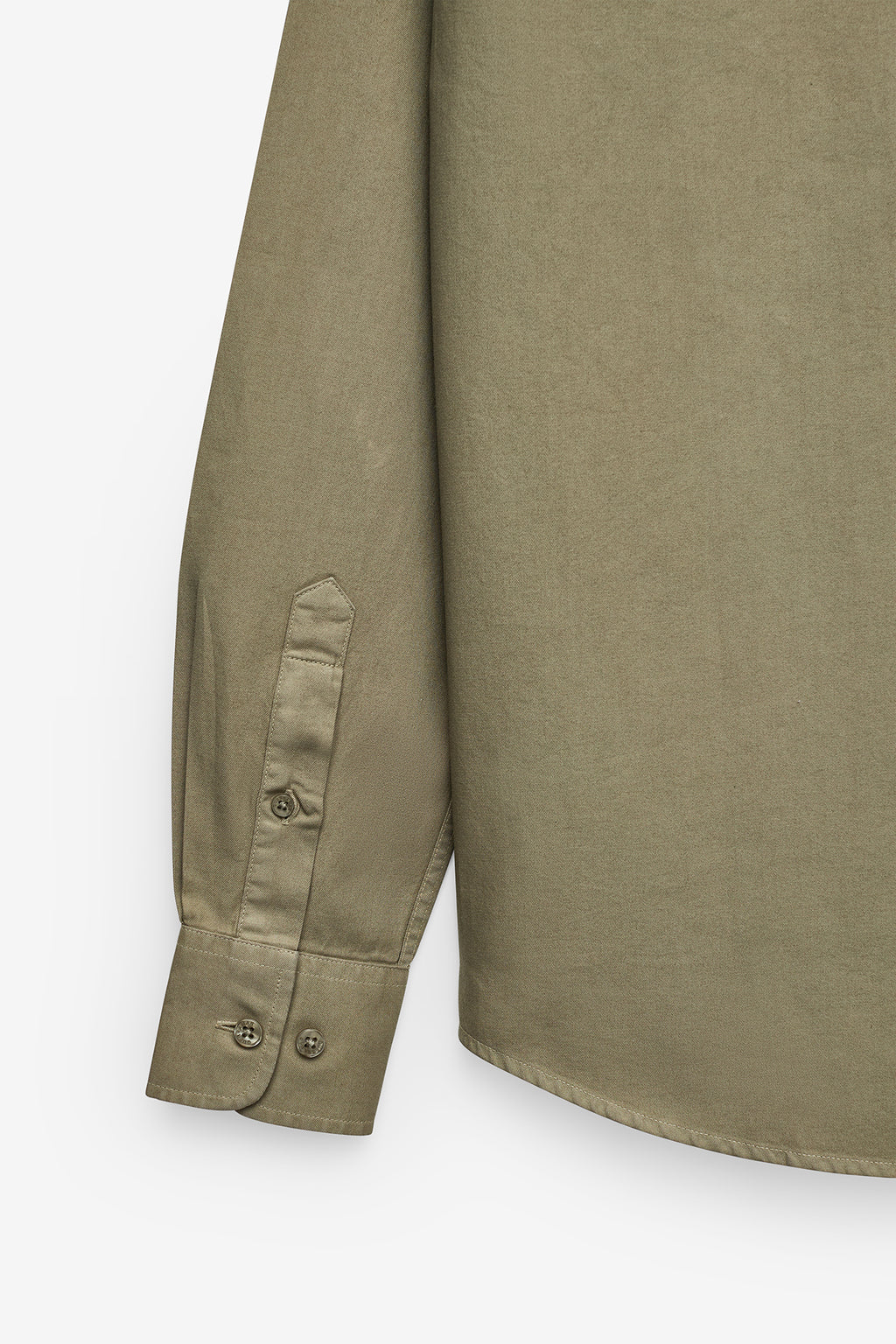 CAMISA SLIM FIT DE SARGA LAVADA