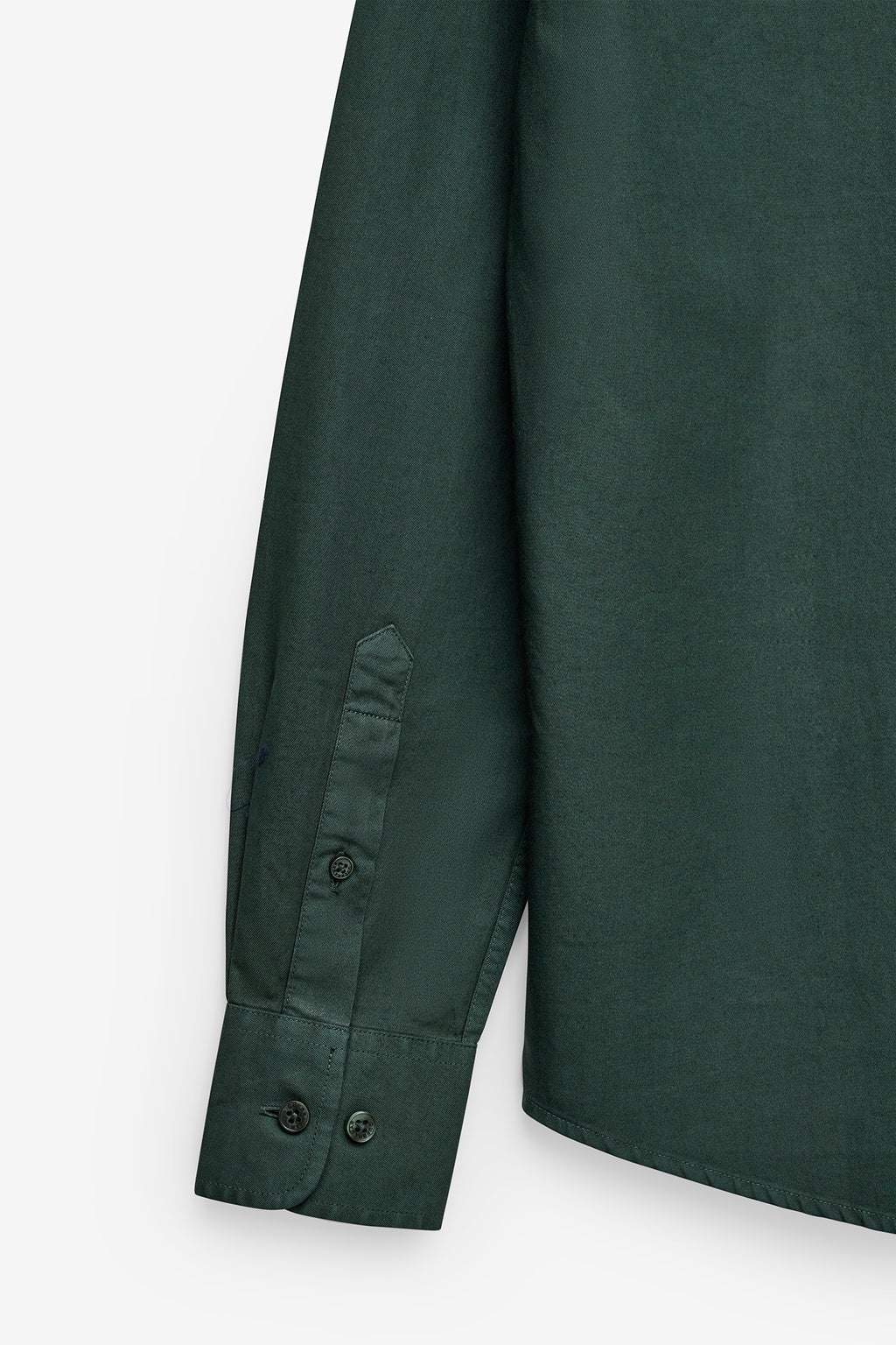 CAMISA SLIM FIT EN SARGA LAVADA